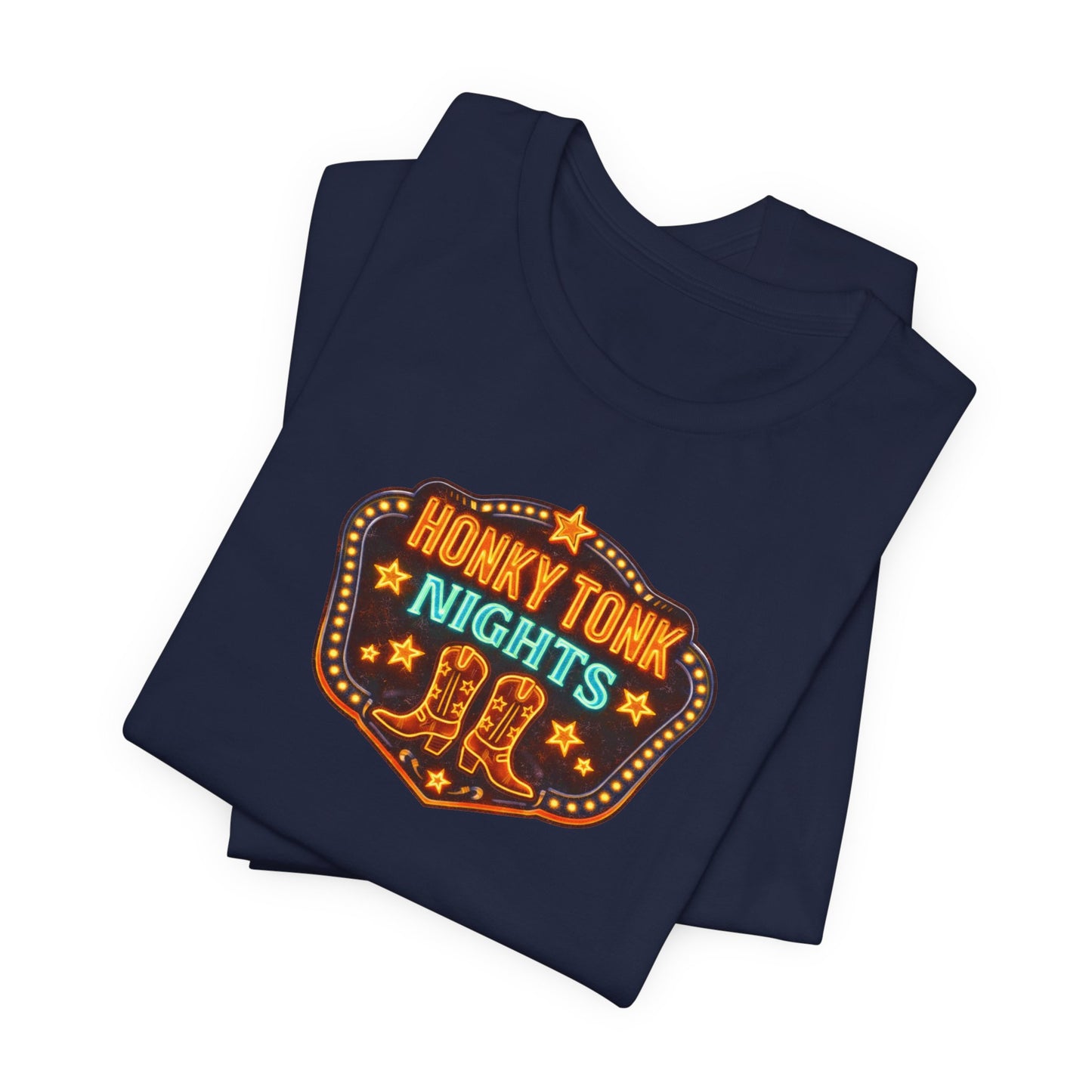 Honky Tonk Nights T-Shirt — Retro Country Western Tee