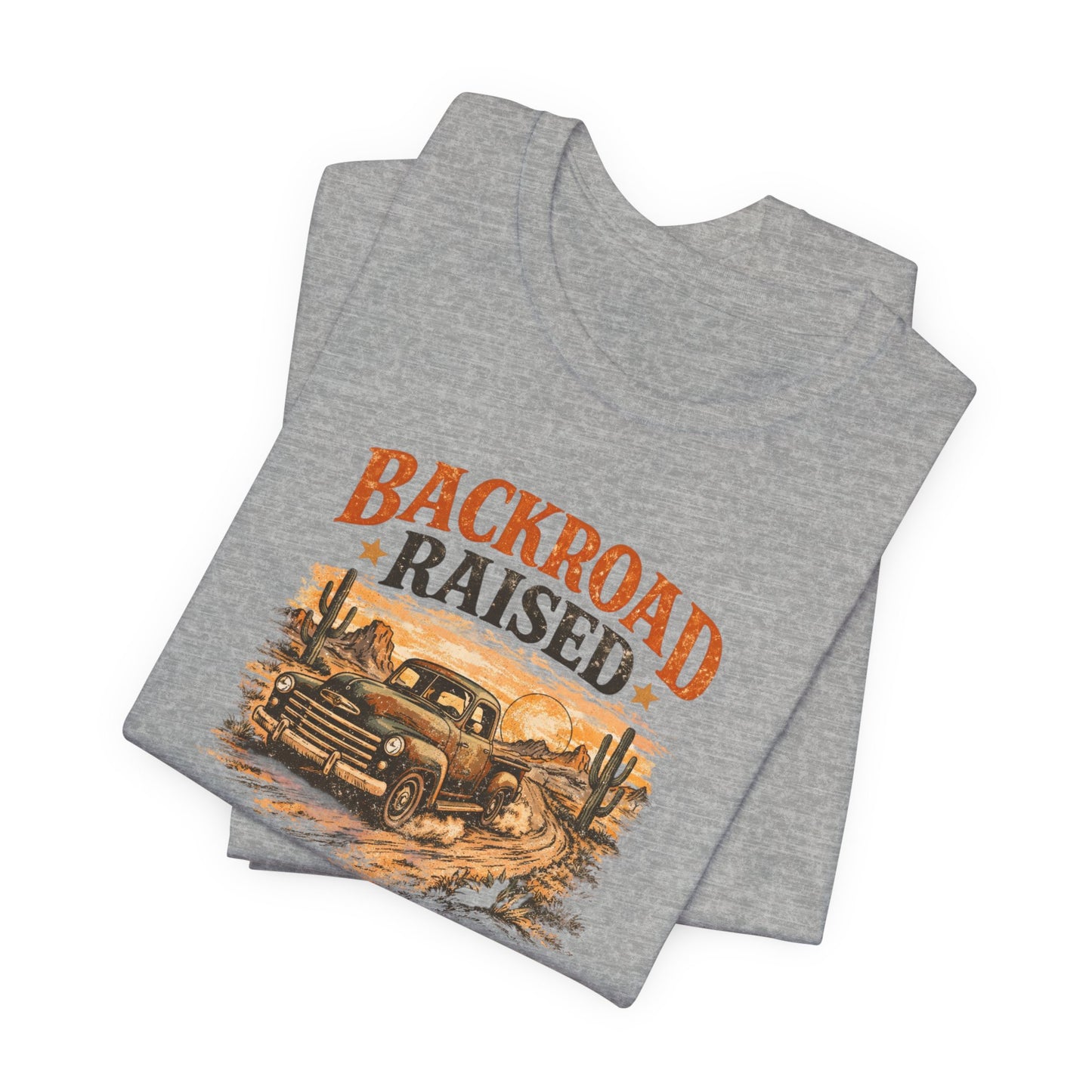Backroad Raised T-Shirt — Vintage Truck Country Tee