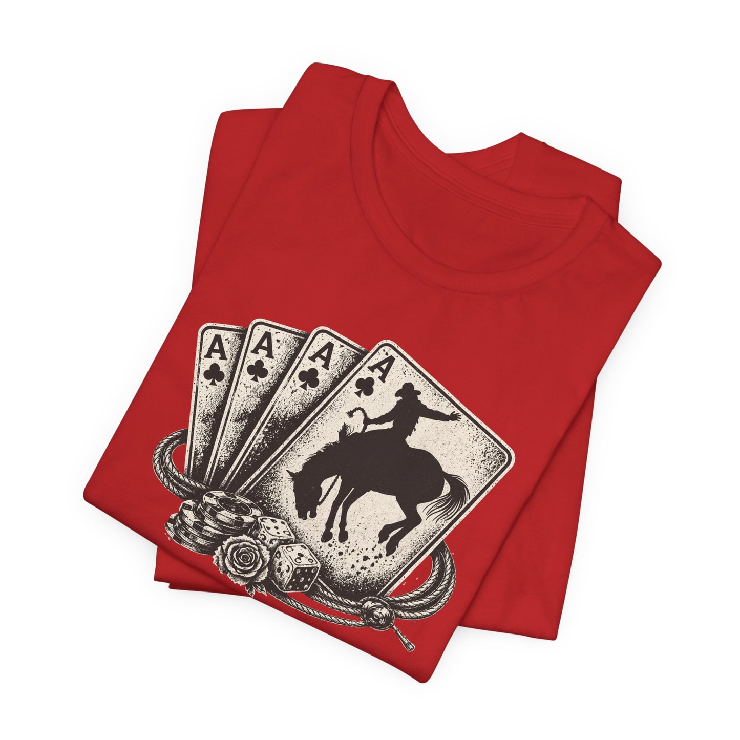 Western Ace Cards Graphic T-Shirt