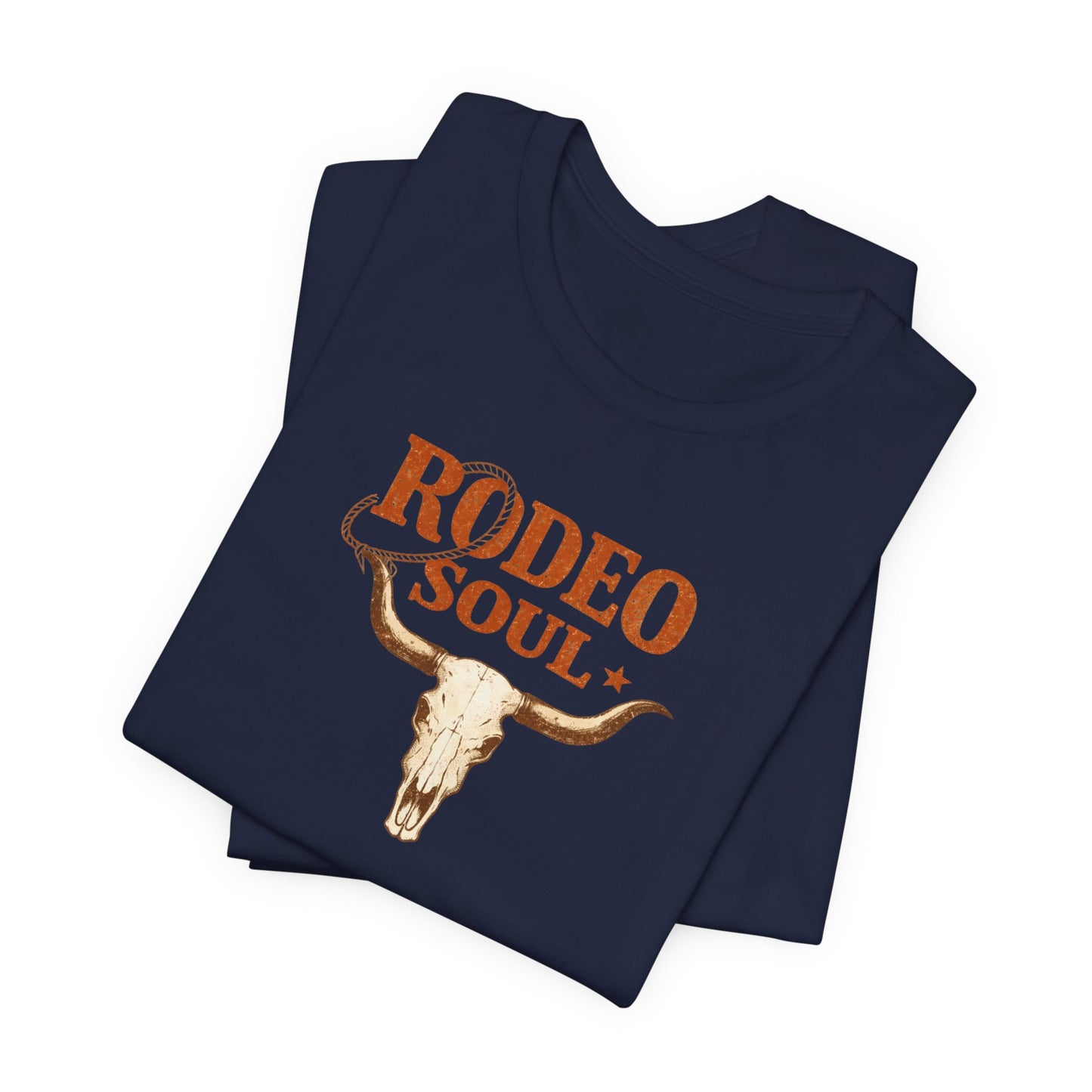 Rodeo Soul T‑Shirt — Western Skull Graphic Tee