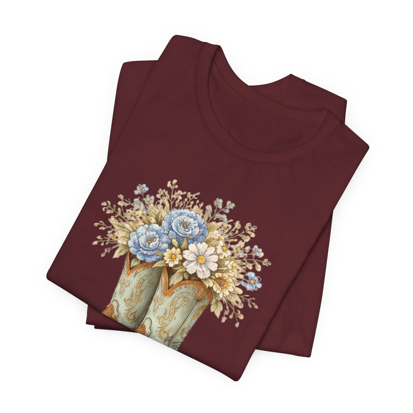 Deeply Rooted Cowboy Boots Floral T-Shirt