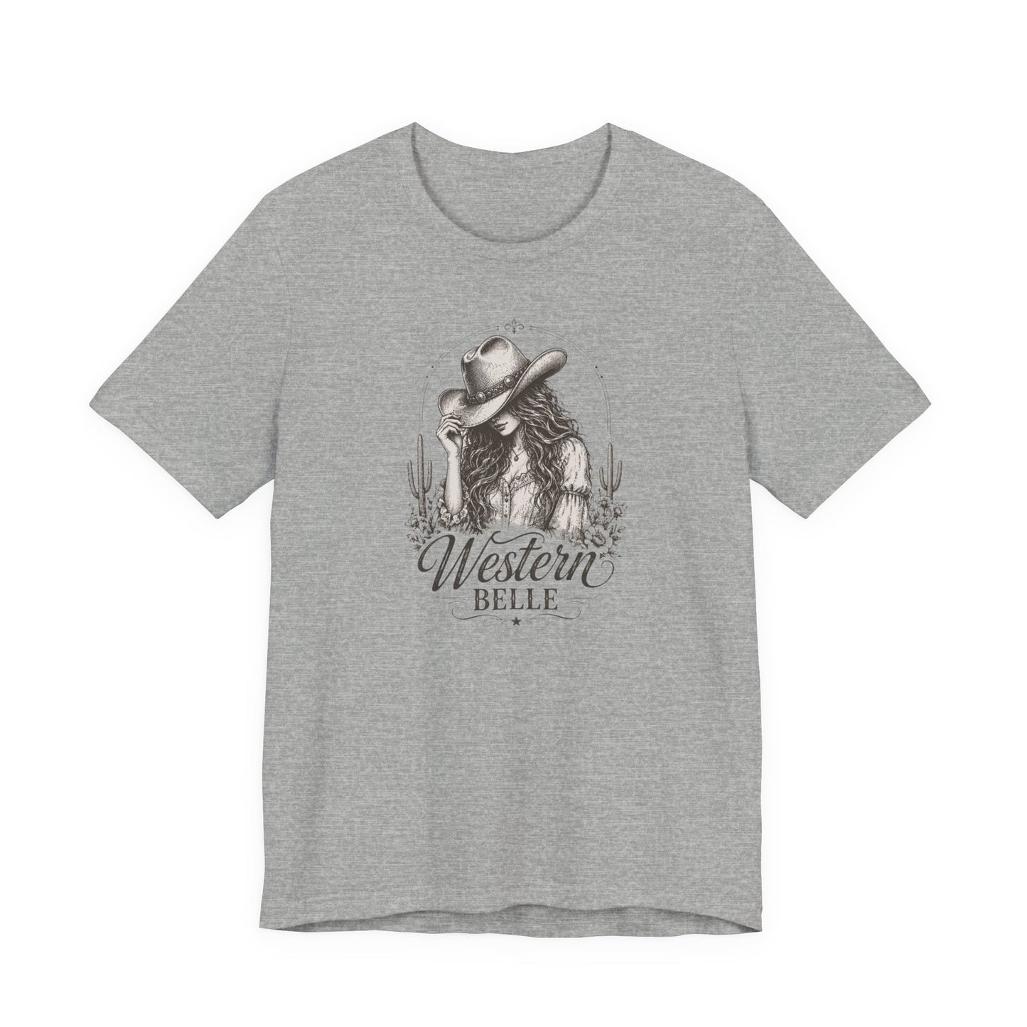 Western Belle T‑Shirt — Vintage Cowgirl Graphic Tee