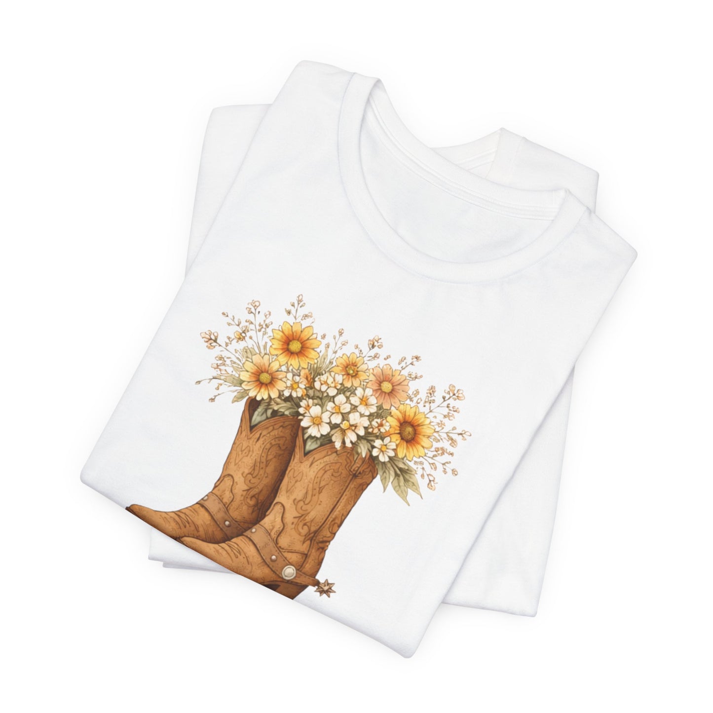 Deeply Rooted Cowboy Boots Floral T-Shirt