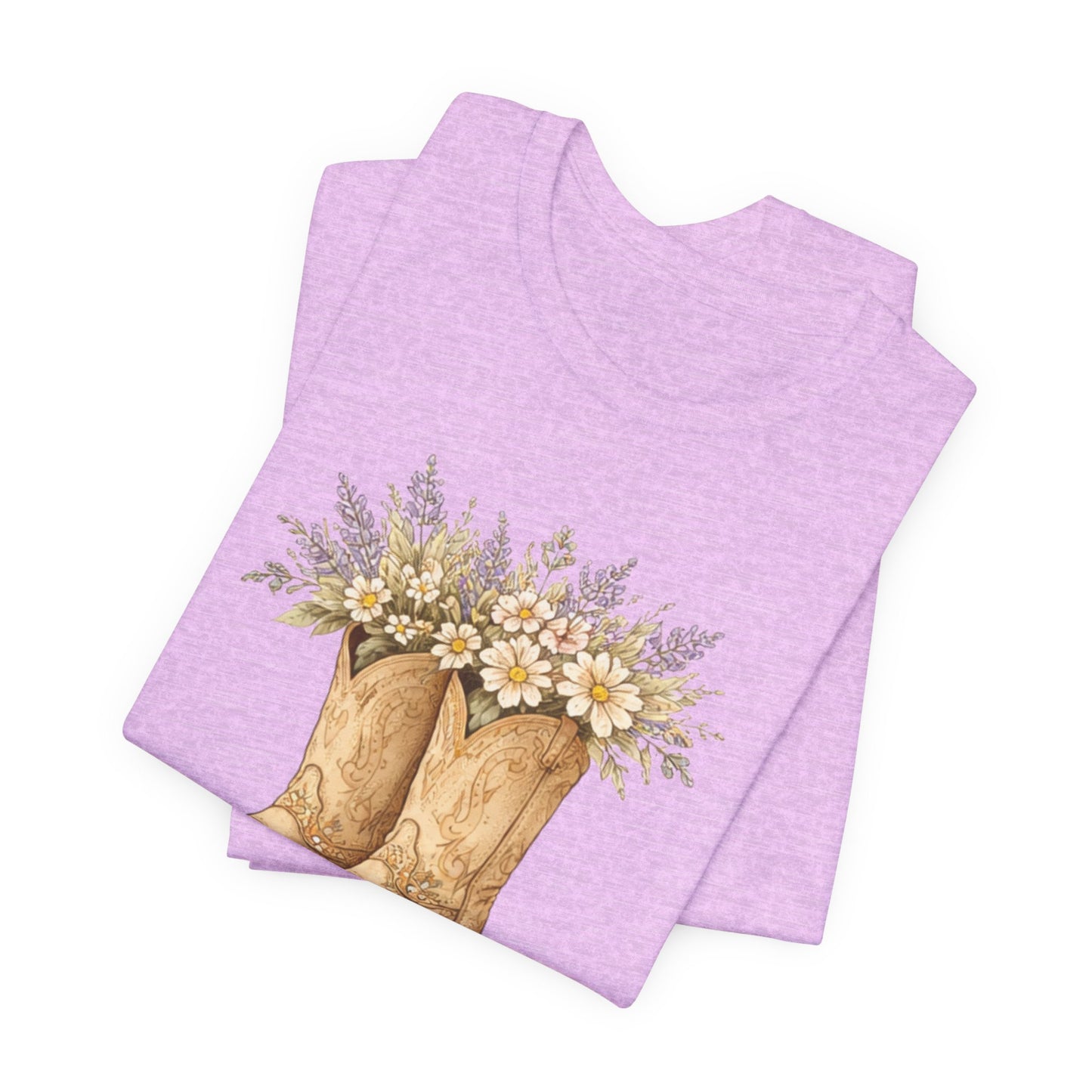 Deeply Rooted Cowboy Boots Floral T-Shirt