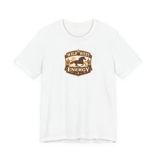 Wild West Energy T-Shirt — Retro Desert Rodeo Graphic Tee