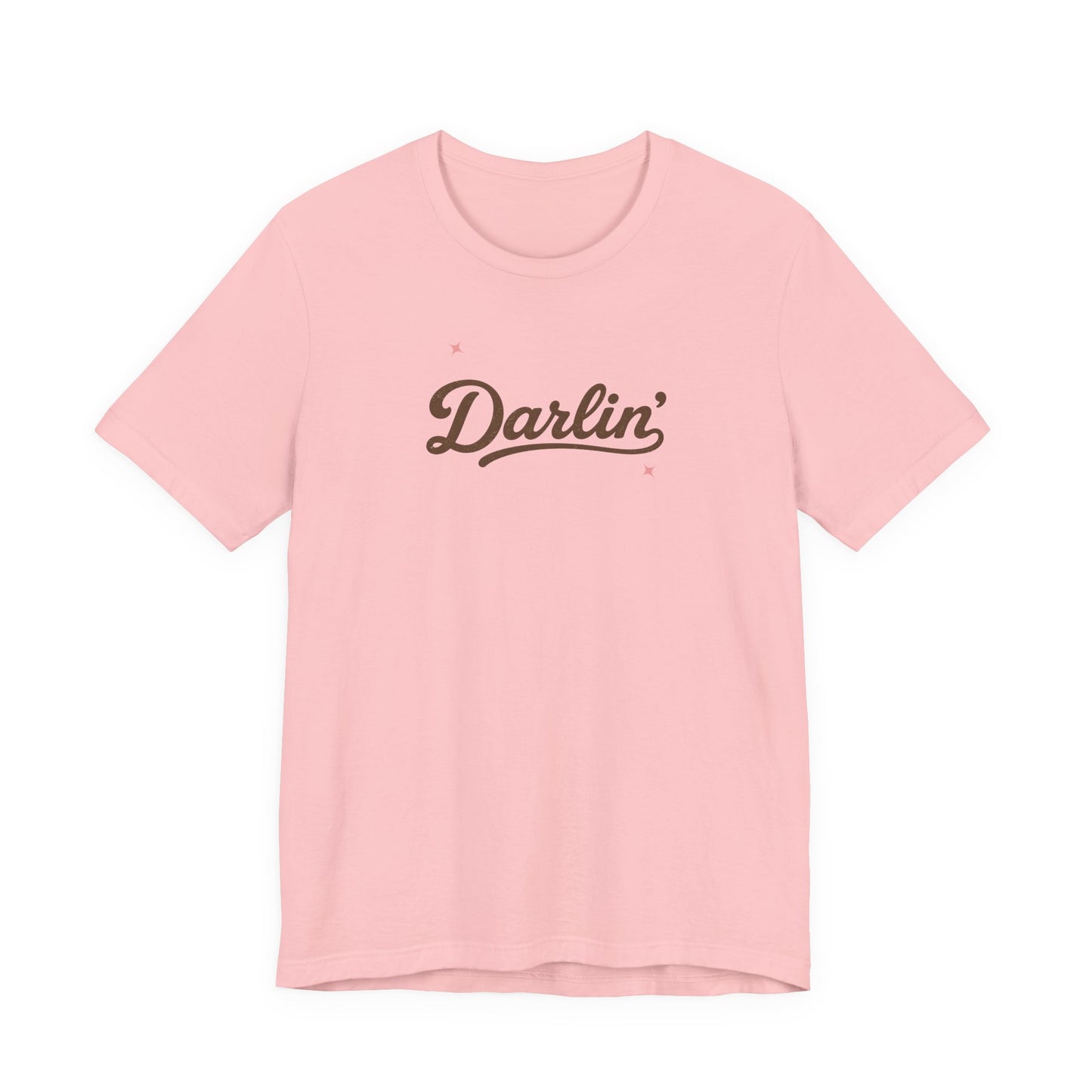 Darlin' Graphic T‑Shirt – Retro Script Women's Casual