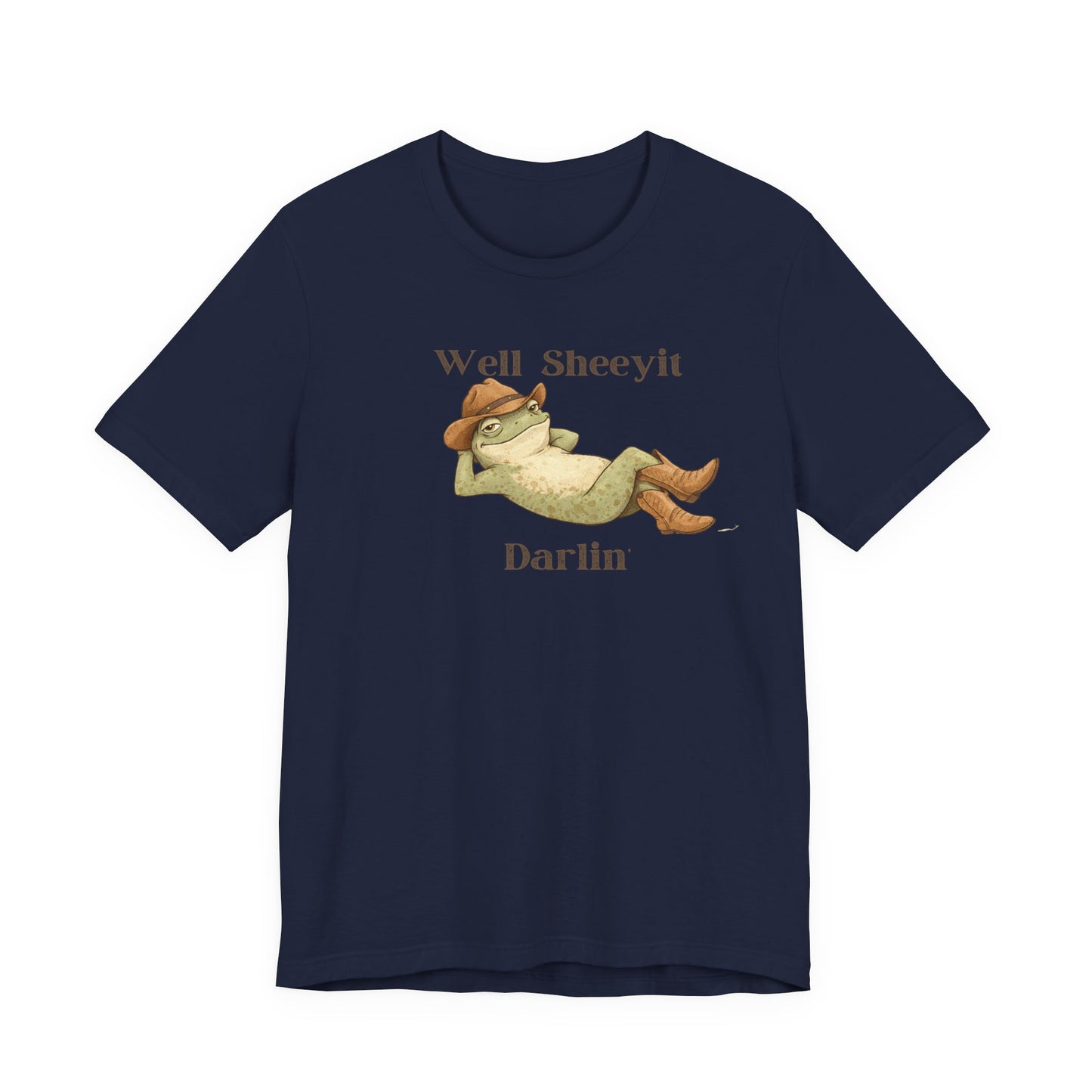 Frog Relaxing Graphic Shirt — "Well Sheeyit Darlin"