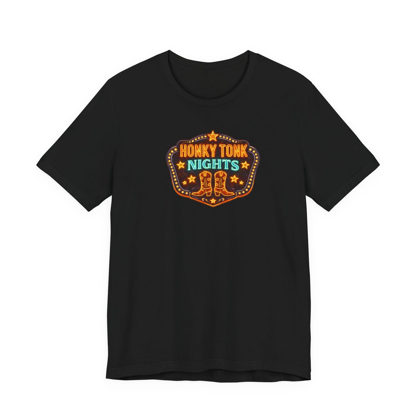 Honky Tonk Nights T-Shirt — Retro Country Western Tee