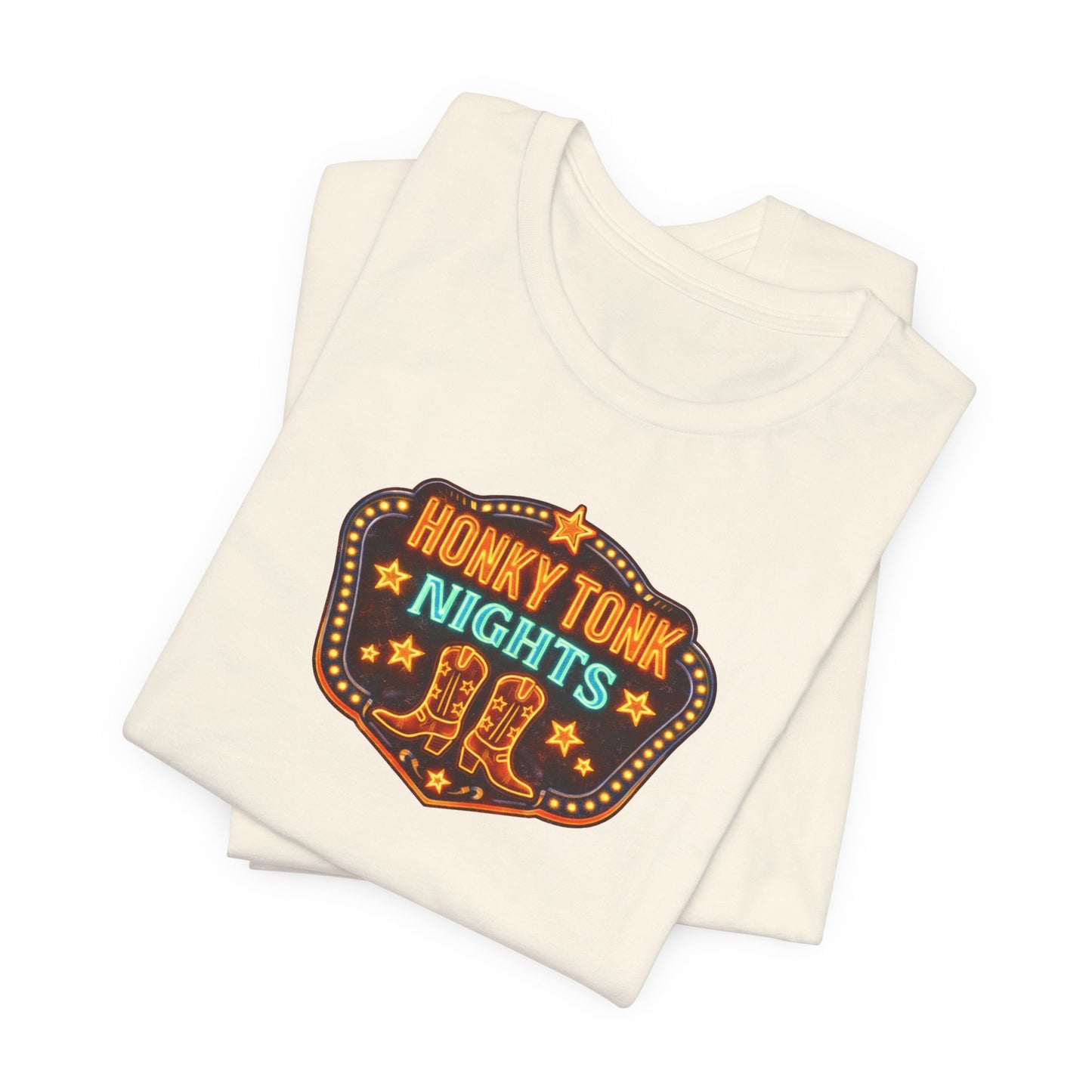Honky Tonk Nights T-Shirt — Retro Country Western Tee