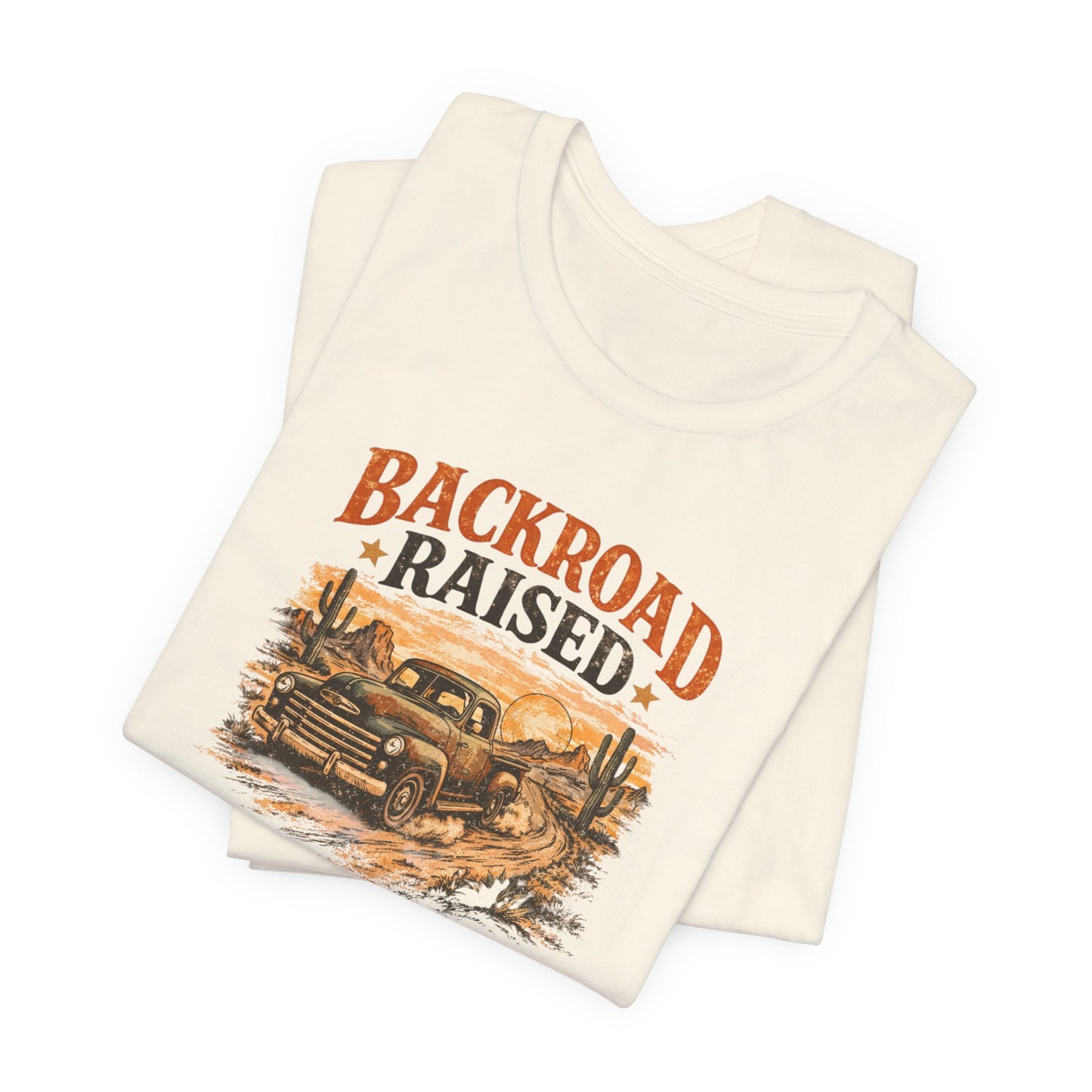 Backroad Raised T-Shirt — Vintage Truck Country Tee