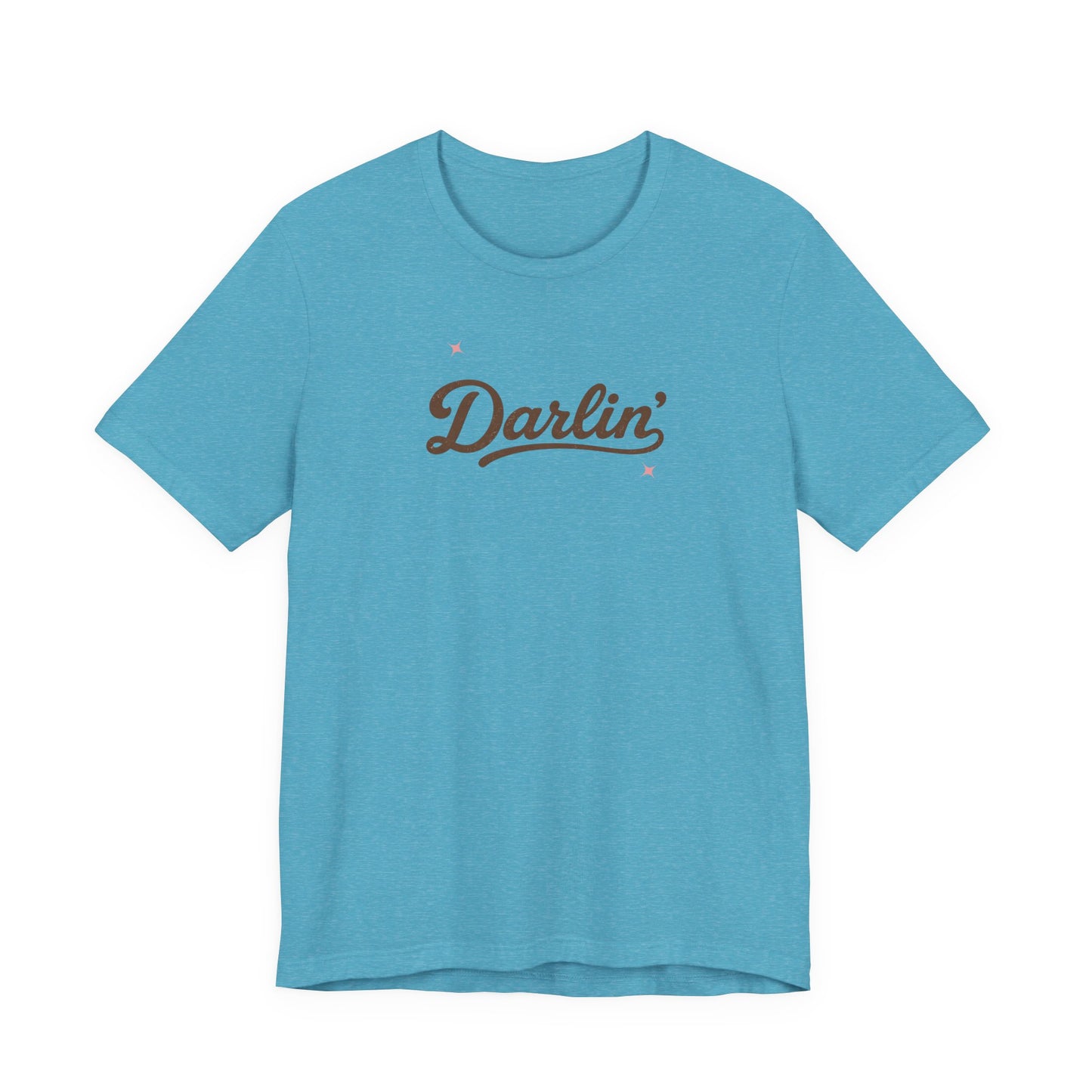 Darlin' Graphic T‑Shirt – Retro Script Women's Casual