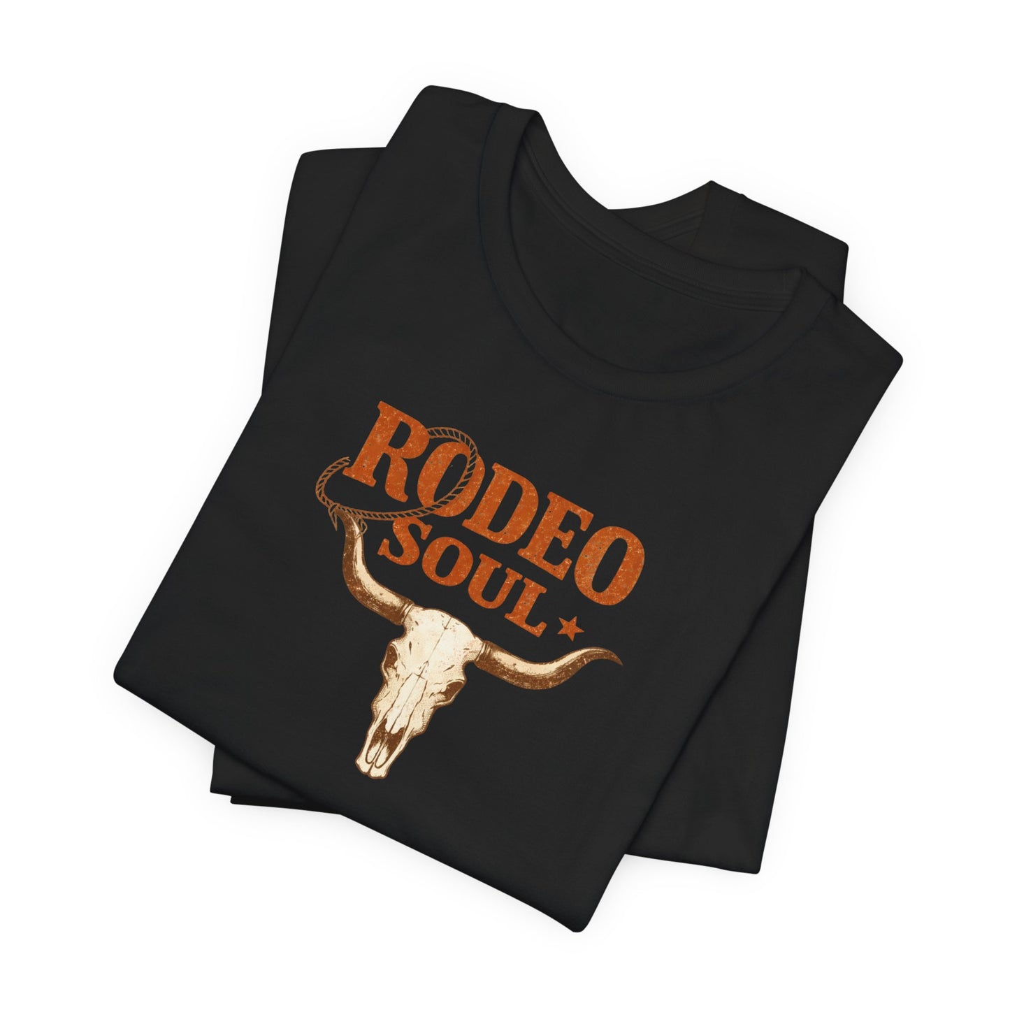 Rodeo Soul T‑Shirt — Western Skull Graphic Tee