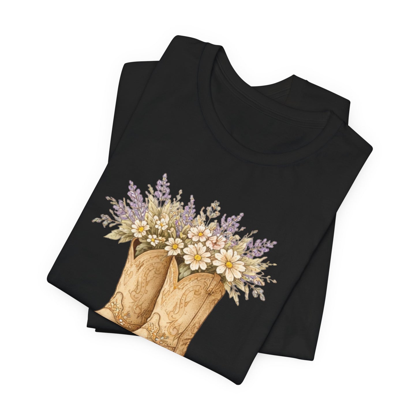Deeply Rooted Cowboy Boots Floral T-Shirt