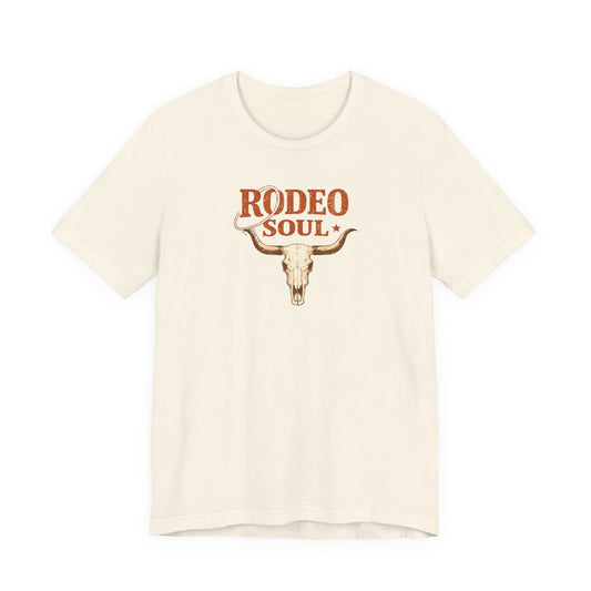Rodeo Soul T‑Shirt — Western Skull Graphic Tee