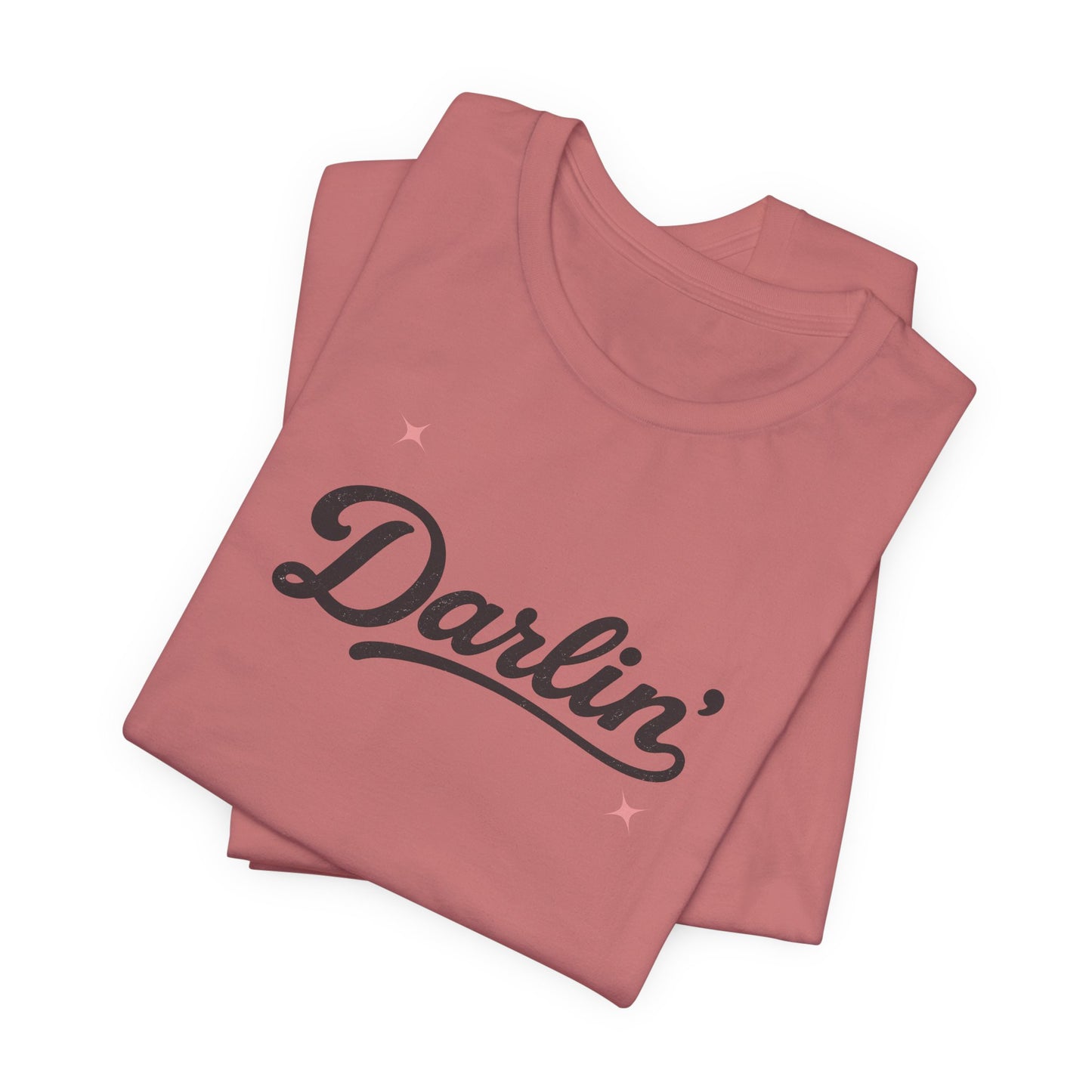 Darlin' Script  T-Shirt — Cute Retro Graphic T-Shirt