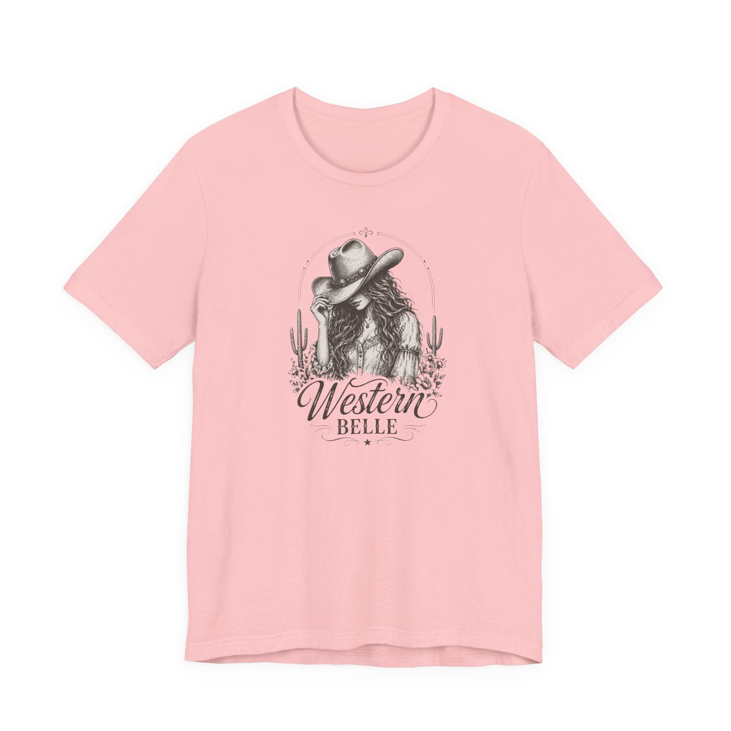 Western Belle T‑Shirt — Vintage Cowgirl Graphic Tee