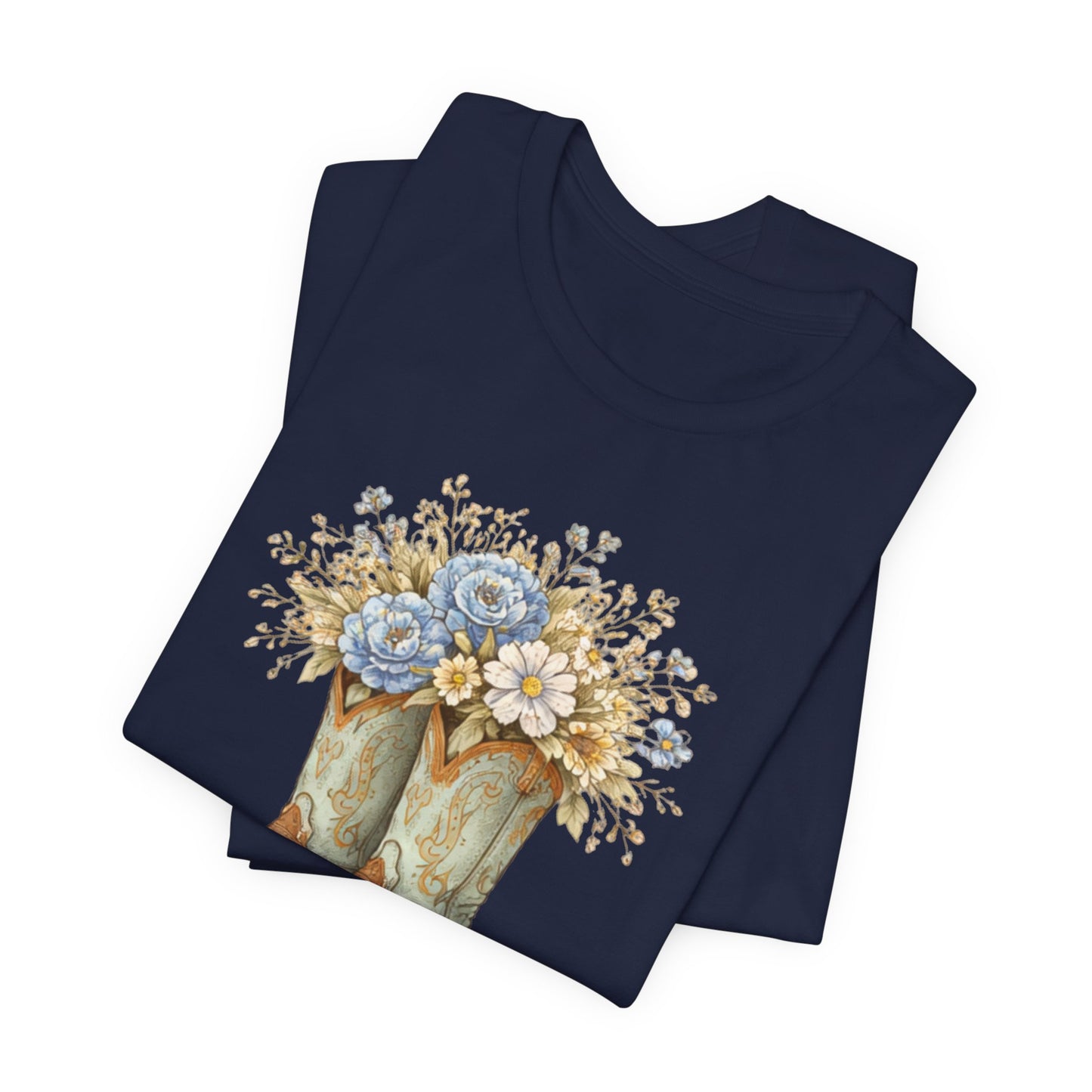 Deeply Rooted Cowboy Boots Floral T-Shirt