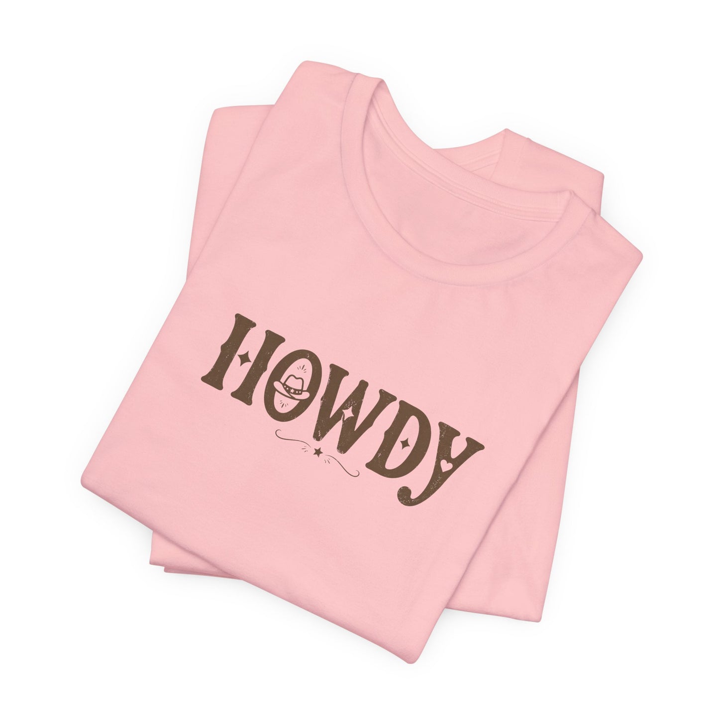 Howdy Graphic Tee — Western Cowboy Greeting T-Shirt