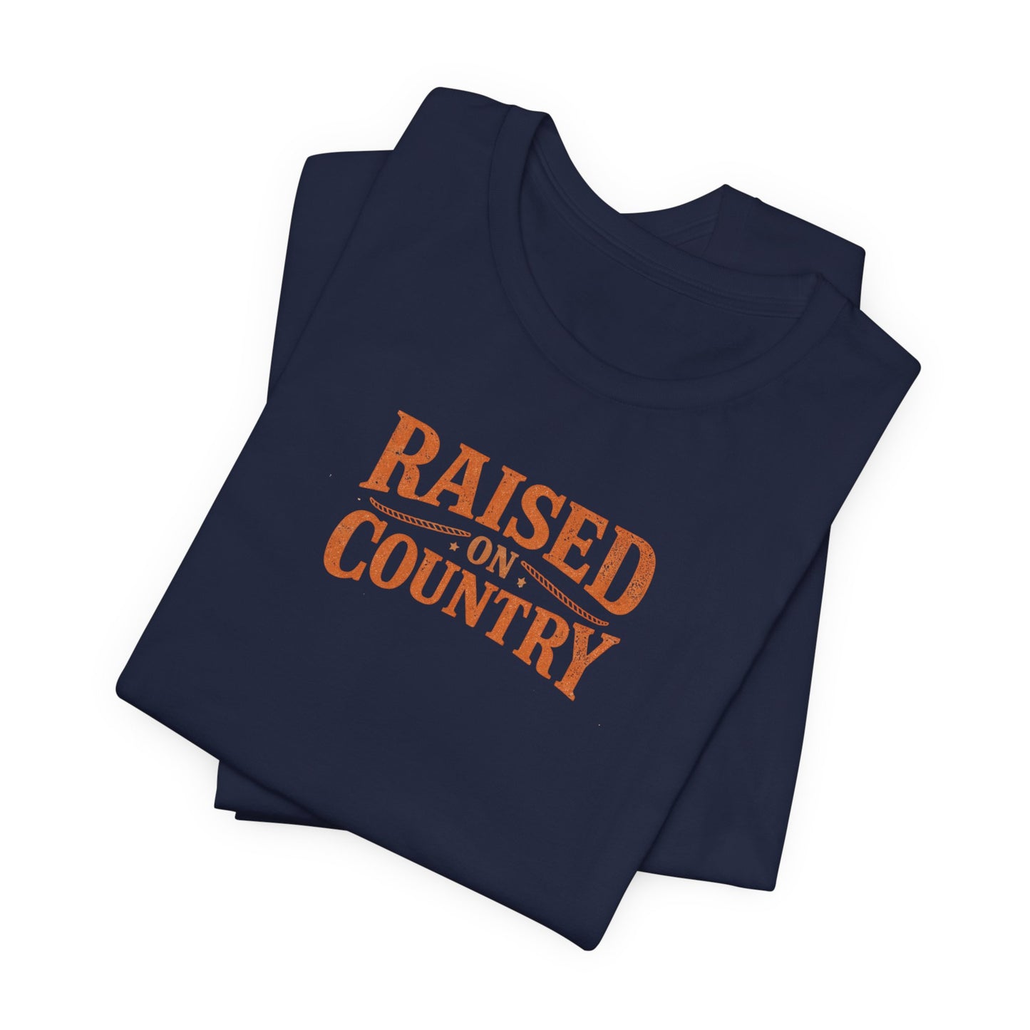 Raised on Country T-Shirt — Vintage Western Graphic Tee for Country Music Lovers
