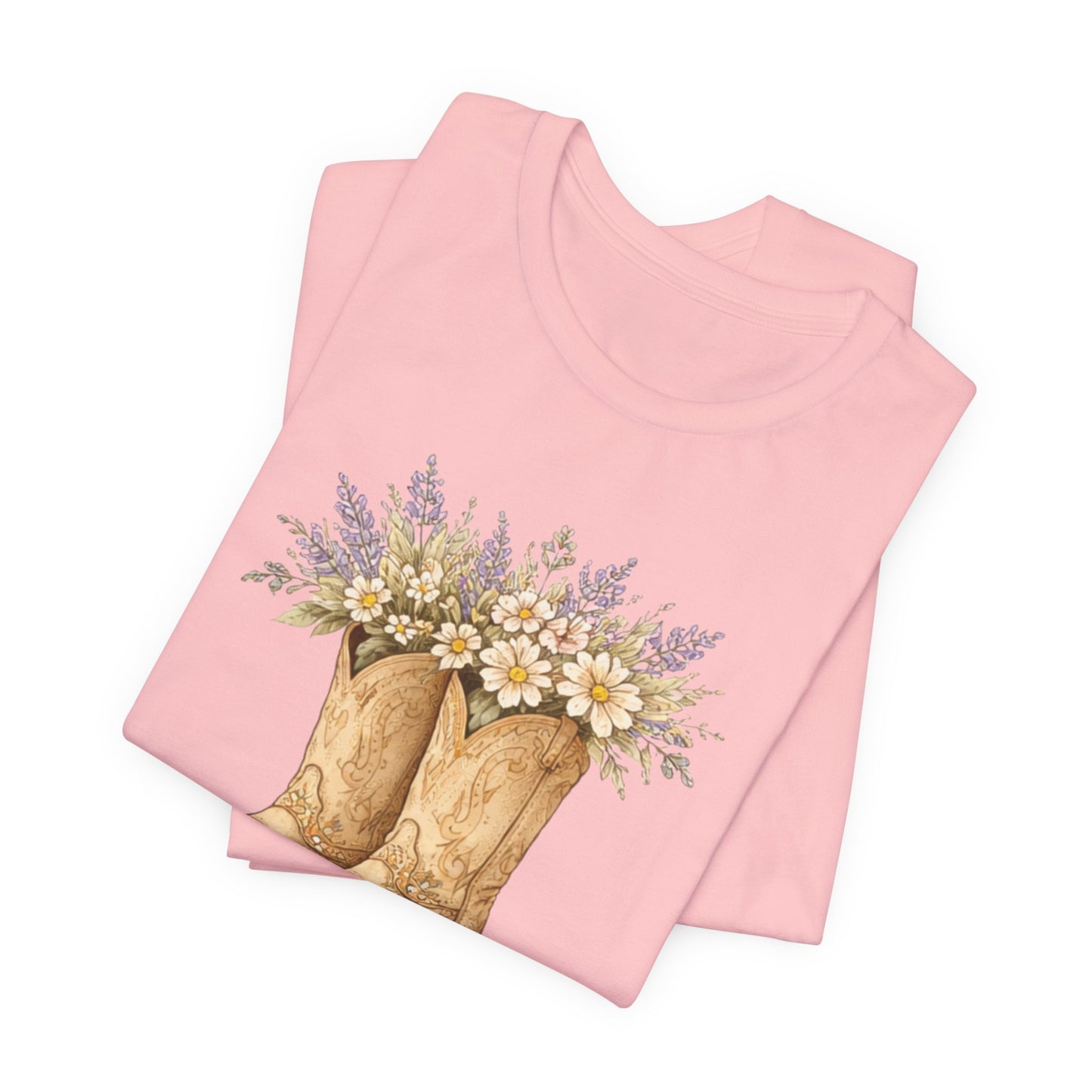 Deeply Rooted Cowboy Boots Floral T-Shirt