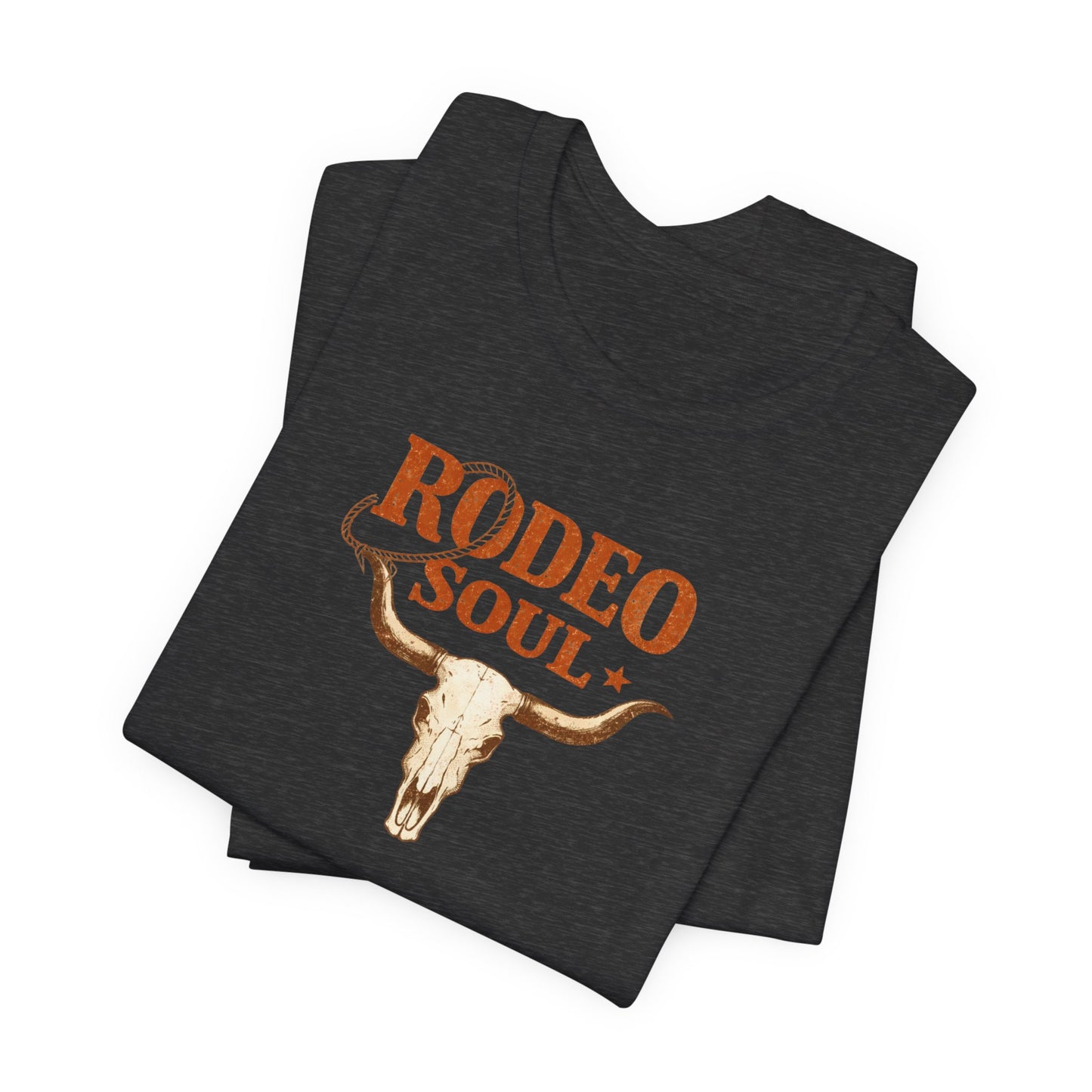 Rodeo Soul T‑Shirt — Western Skull Graphic Tee