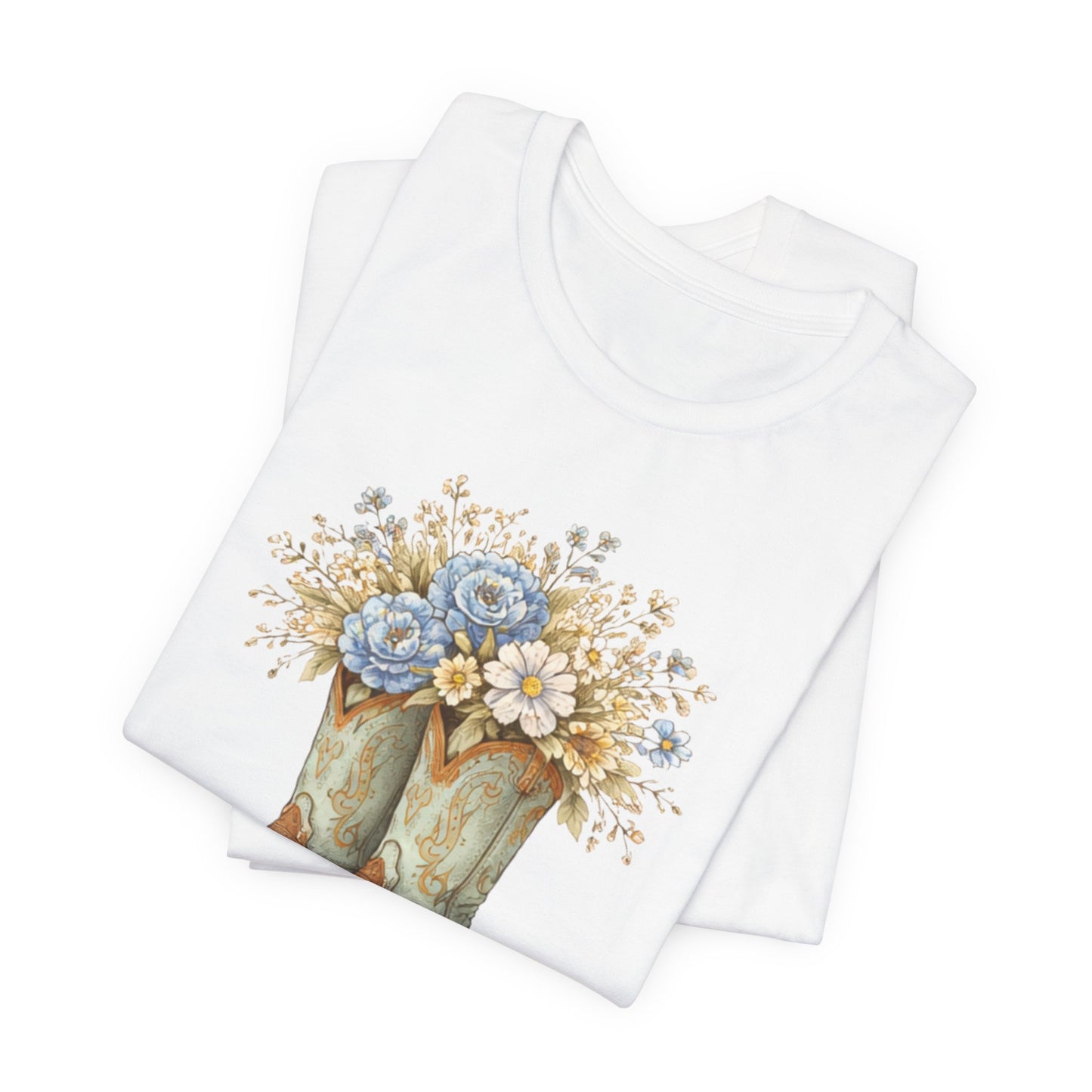 Deeply Rooted Cowboy Boots Floral T-Shirt