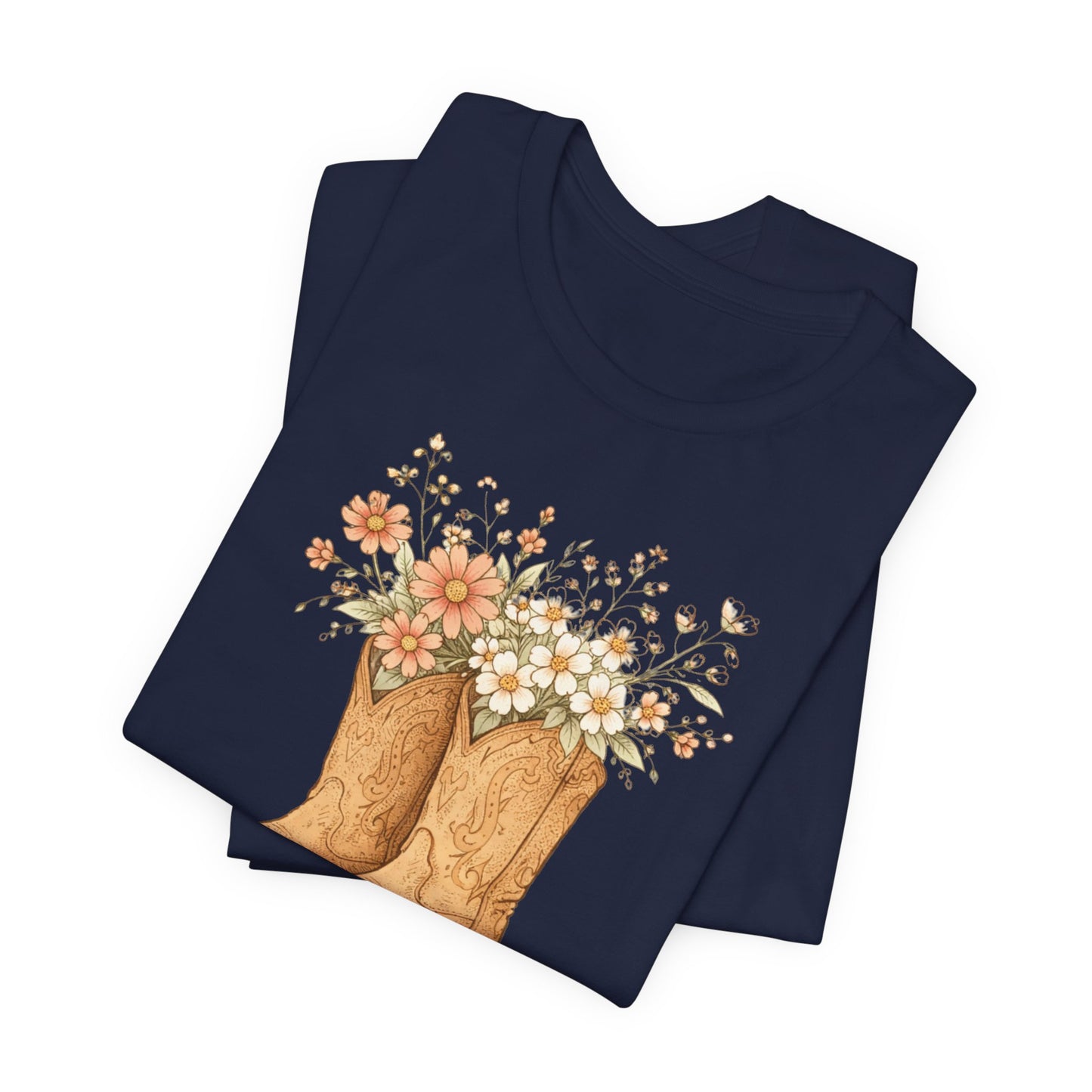 Deeply Rooted Cowboy Boots Floral T-Shirt
