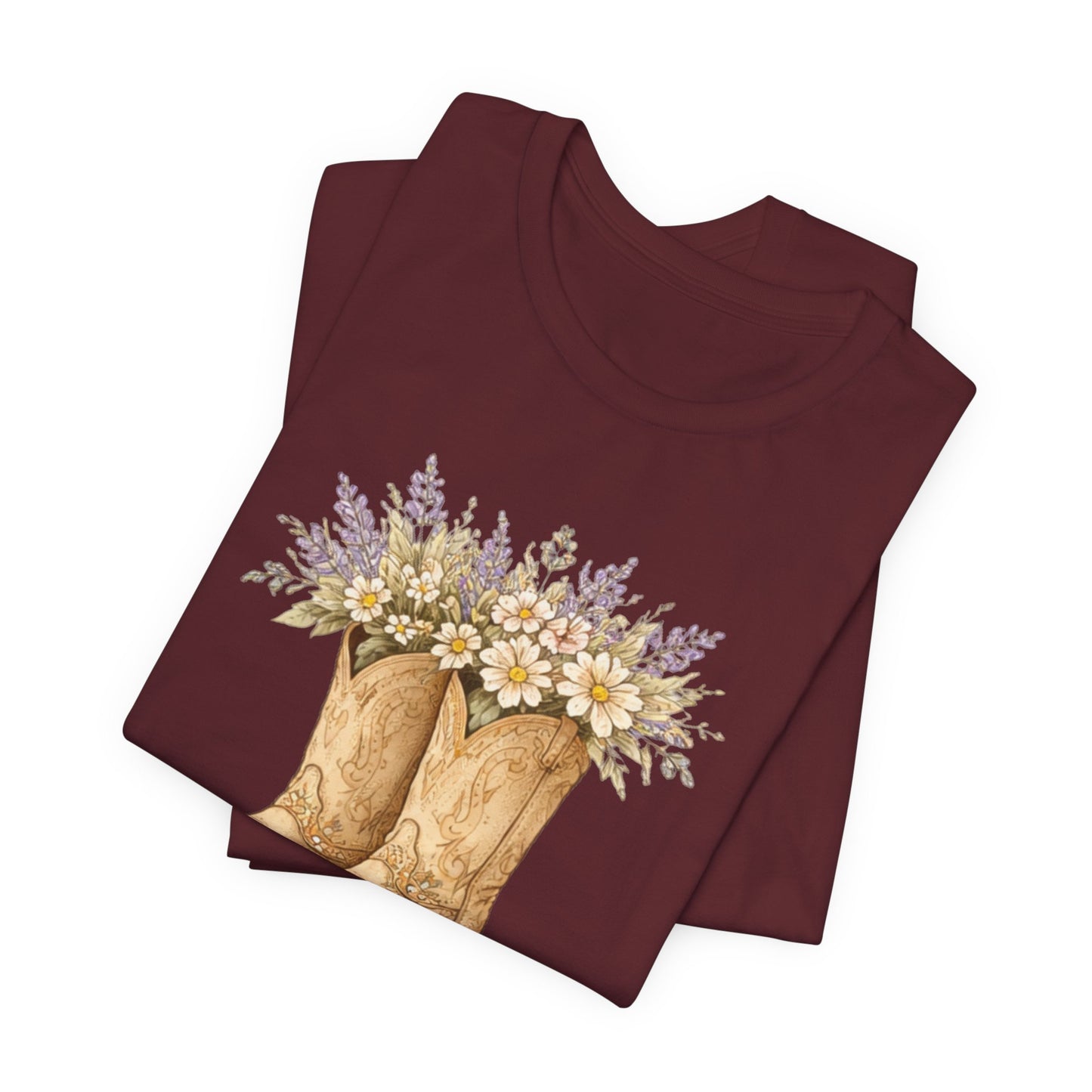 Deeply Rooted Cowboy Boots Floral T-Shirt