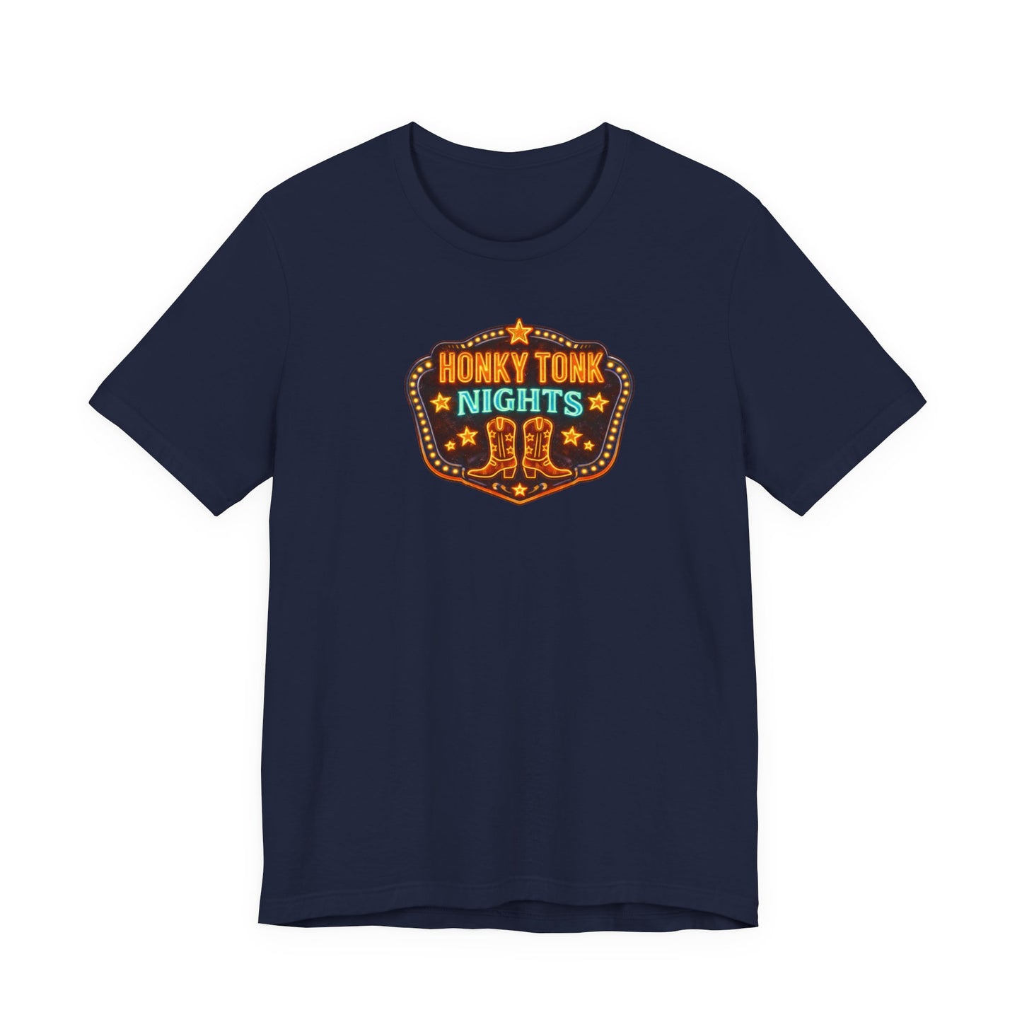 Honky Tonk Nights T-Shirt — Retro Country Western Tee