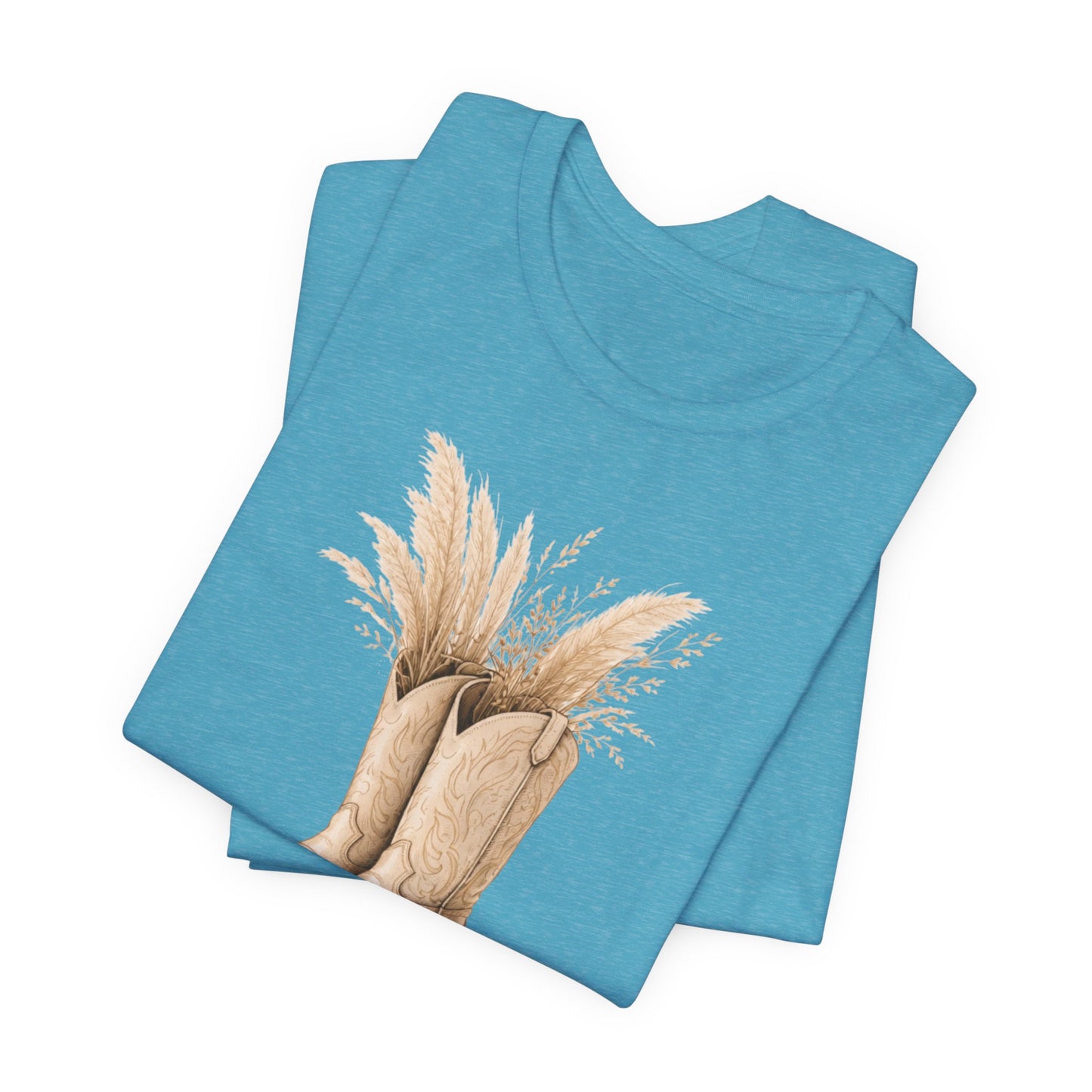 Cowboy Boots & Pampas Graphic T-Shirt