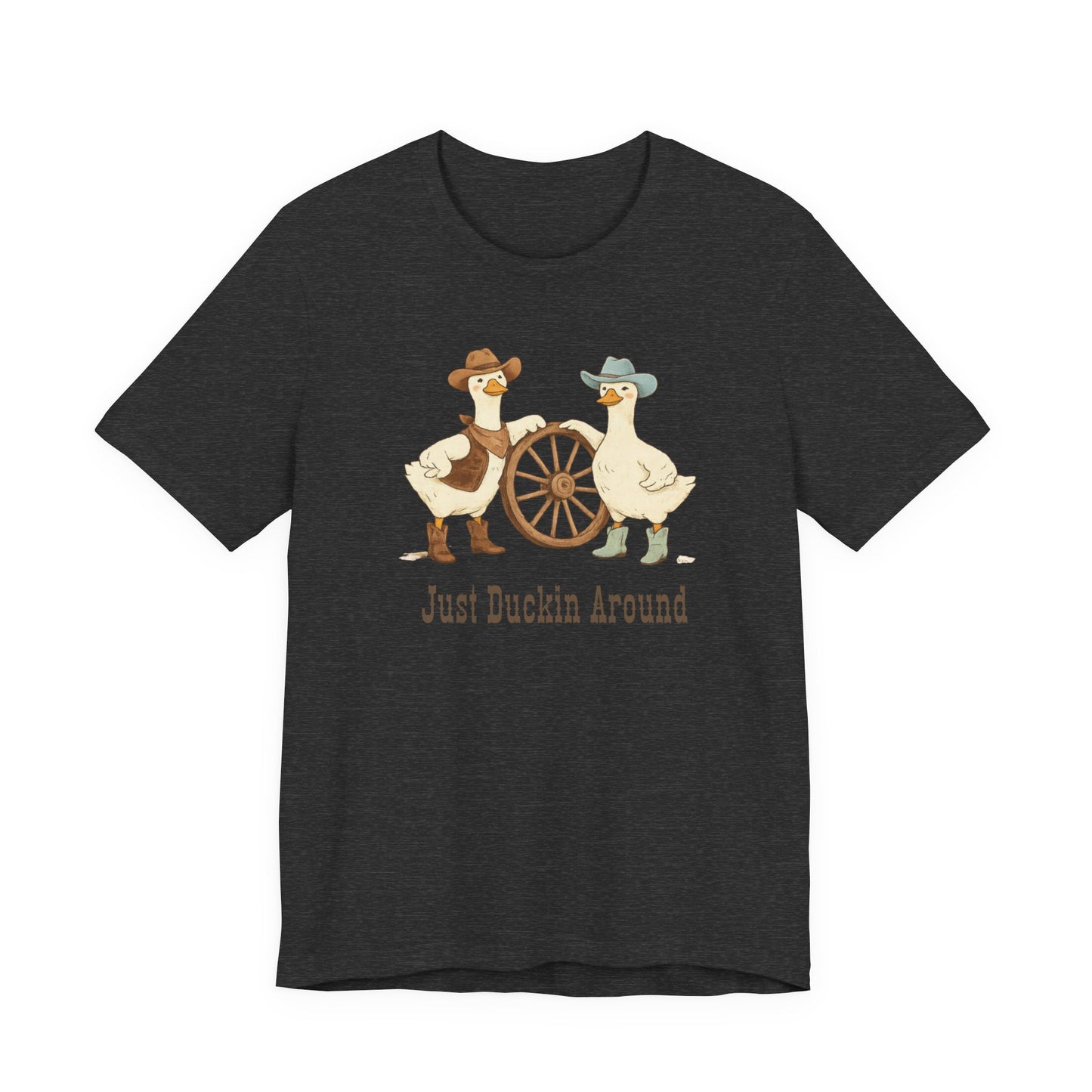Just Duckin' Around T-Shirt— Vintage Western Duck Graphic T-Shirt
