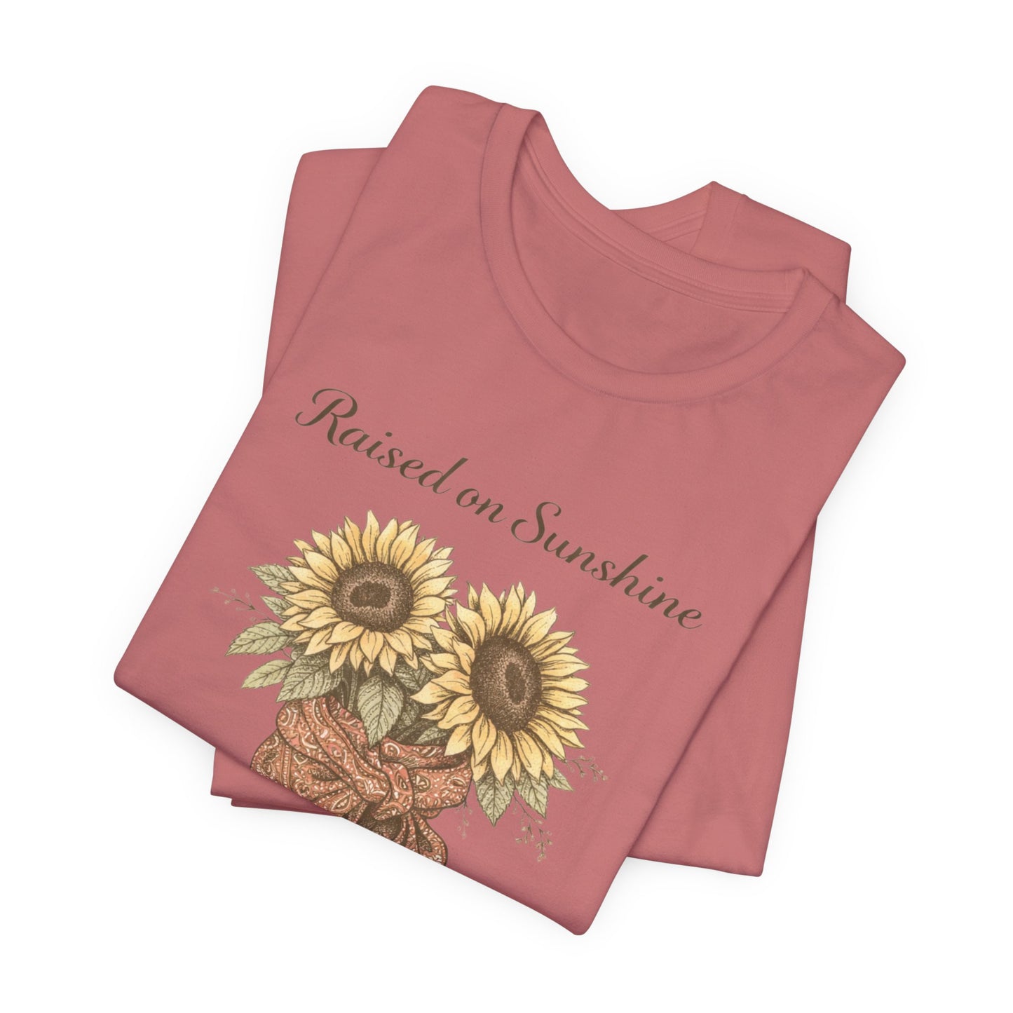 Raised on Sunshine Sunflower T-Shirt