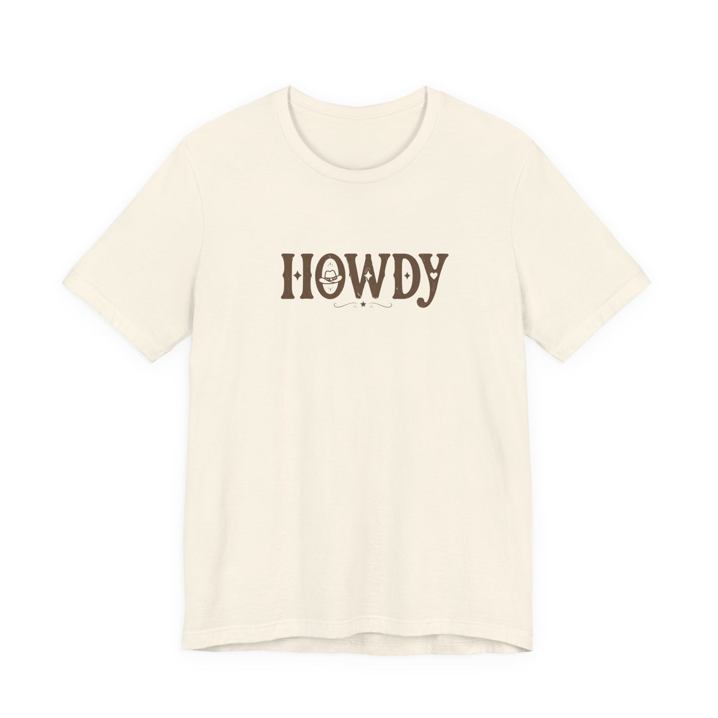 Howdy Graphic Tee — Western Cowboy Greeting T-Shirt
