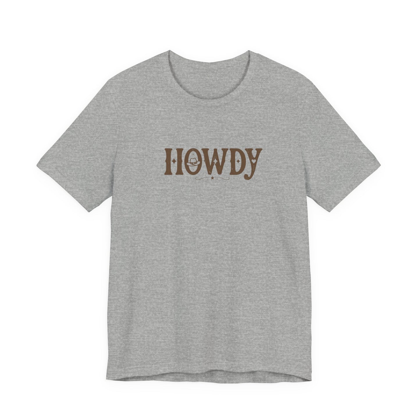 Howdy Graphic Tee — Western Cowboy Greeting T-Shirt