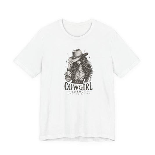 Cowgirl Energy T-Shirt — Western Cowboy Hat Graphic