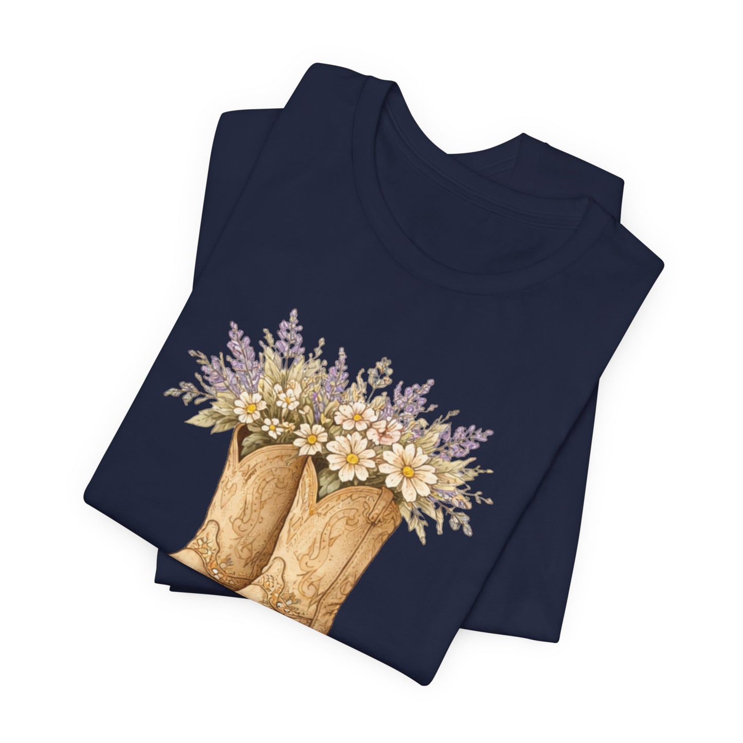 Deeply Rooted Cowboy Boots Floral T-Shirt