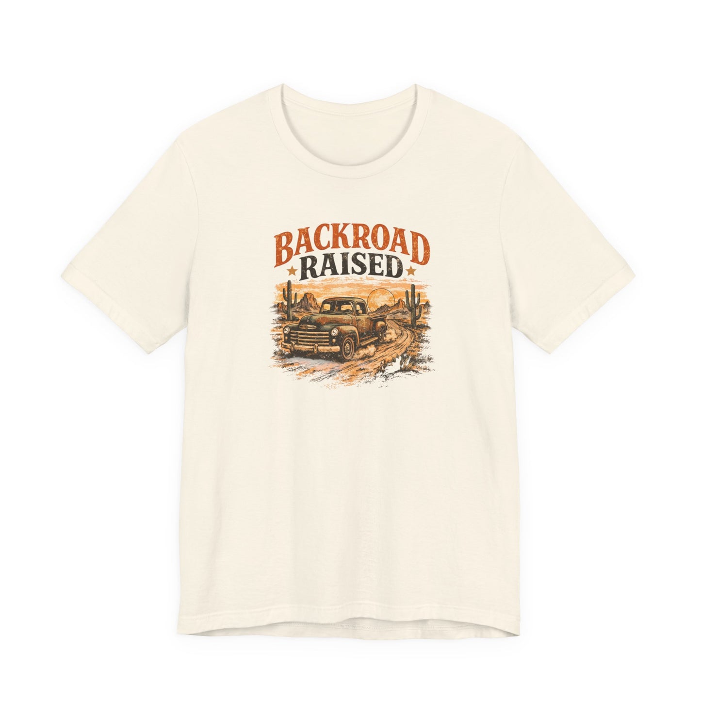 Backroad Raised T-Shirt — Vintage Truck Country Tee