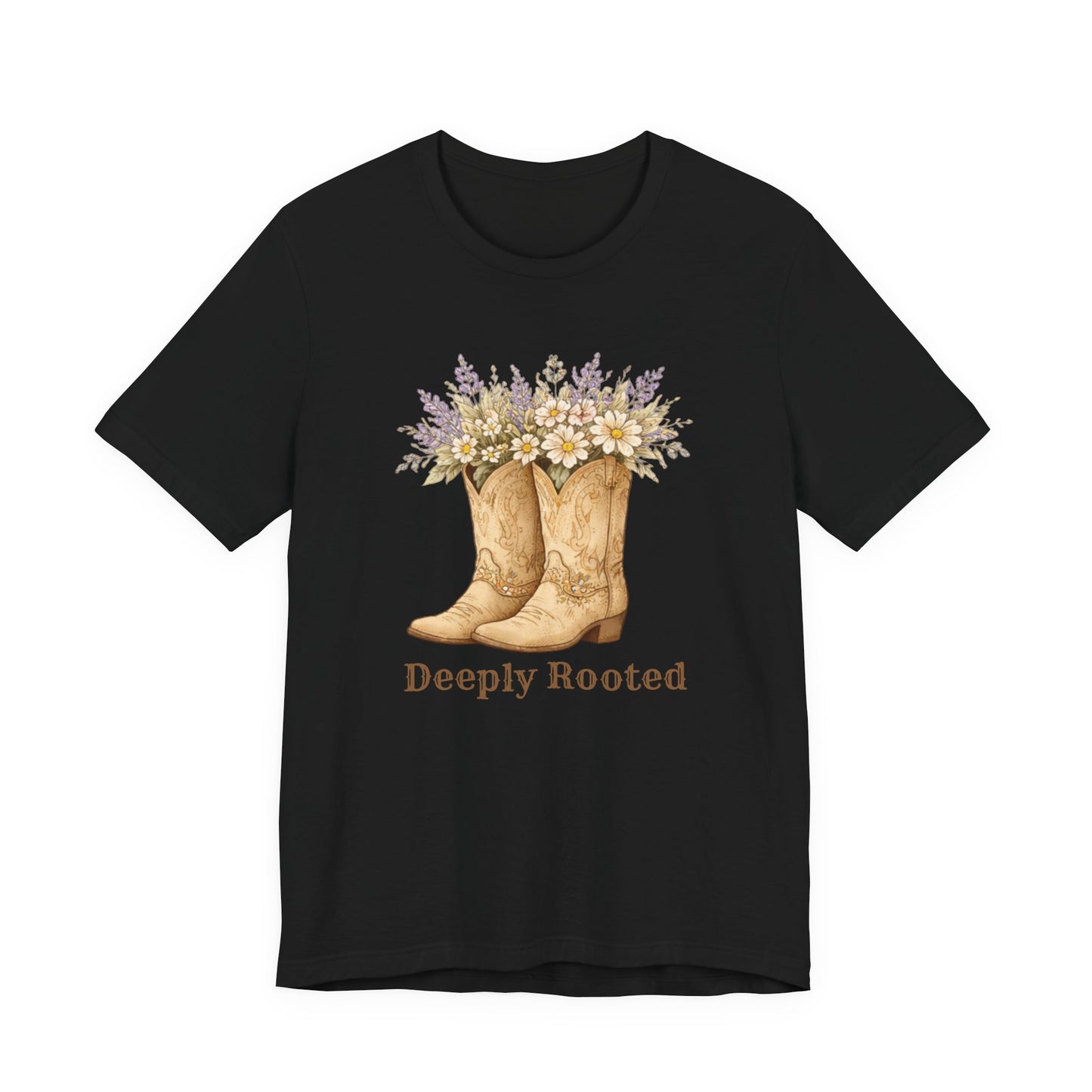Deeply Rooted Cowboy Boots Floral T-Shirt