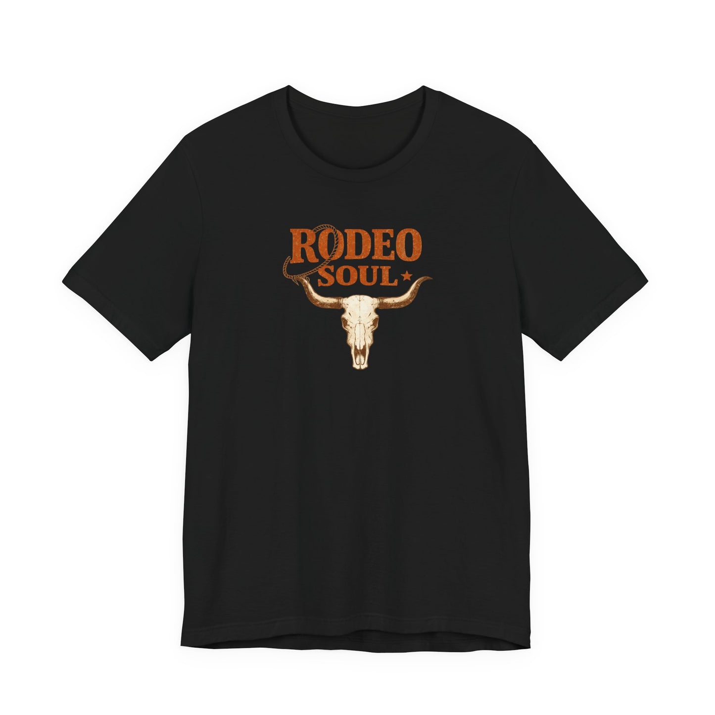 Rodeo Soul T‑Shirt — Western Skull Graphic Tee