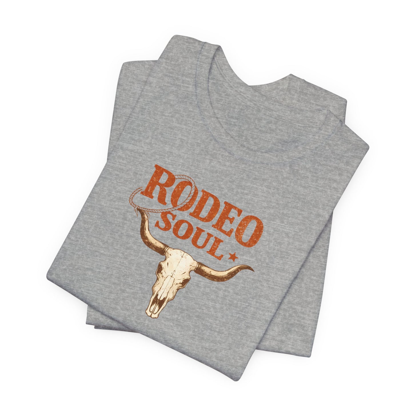 Rodeo Soul T‑Shirt — Western Skull Graphic Tee