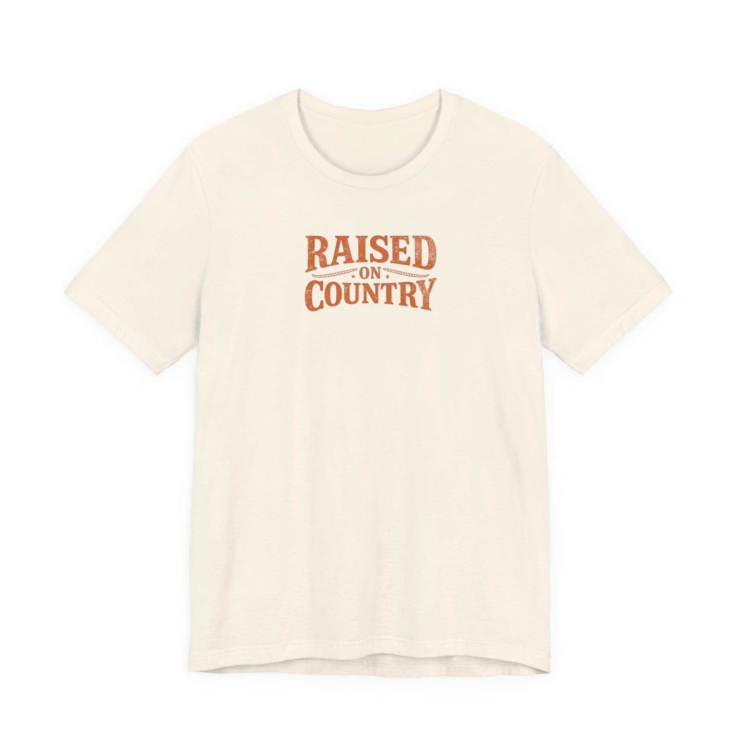 Raised on Country T-Shirt — Vintage Western Graphic Tee for Country Music Lovers