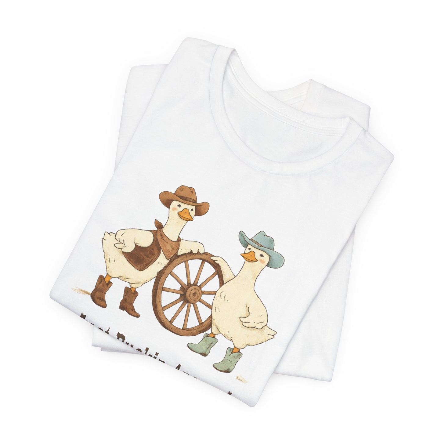 Just Duckin' Around T-Shirt— Vintage Western Duck Graphic T-Shirt