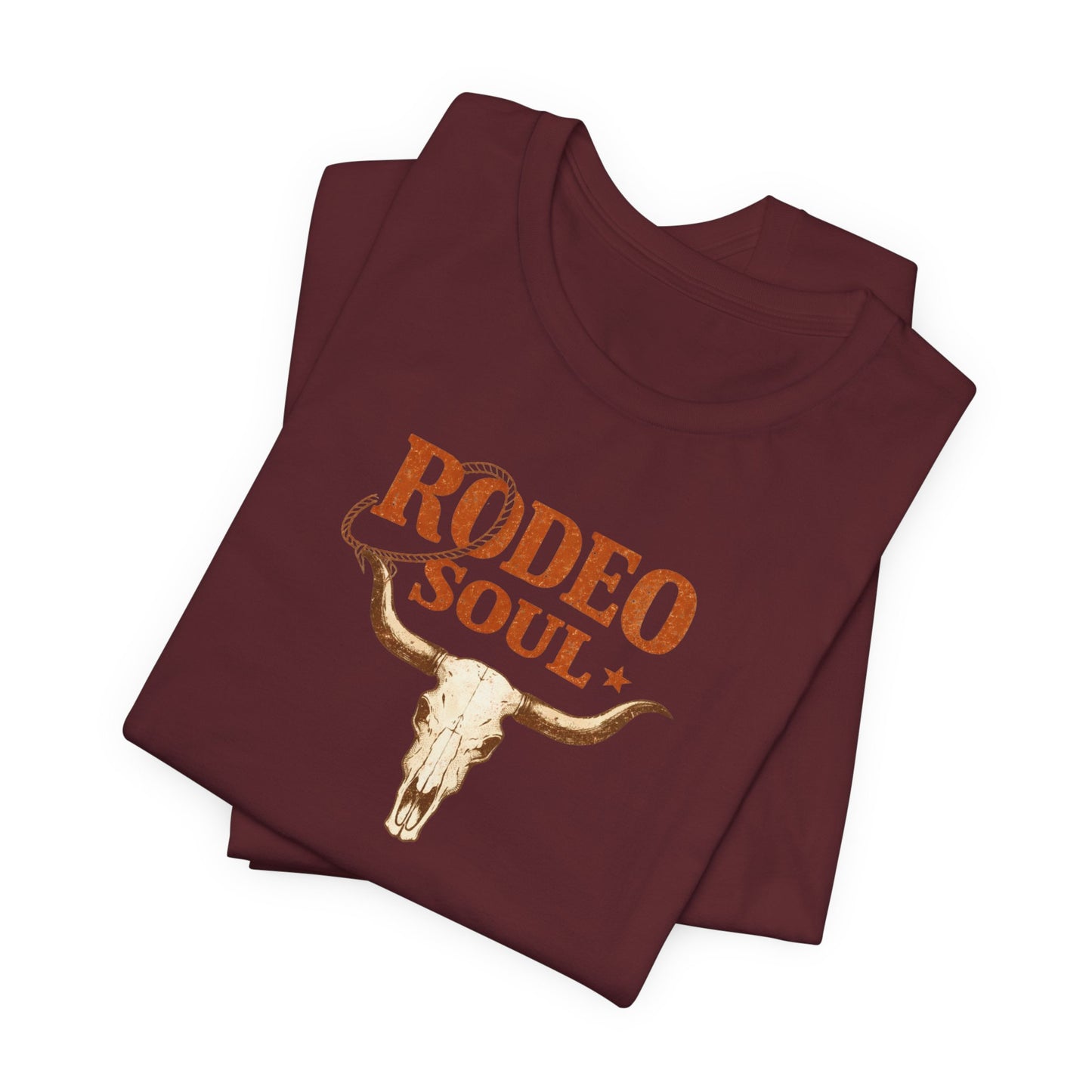 Rodeo Soul T‑Shirt — Western Skull Graphic Tee