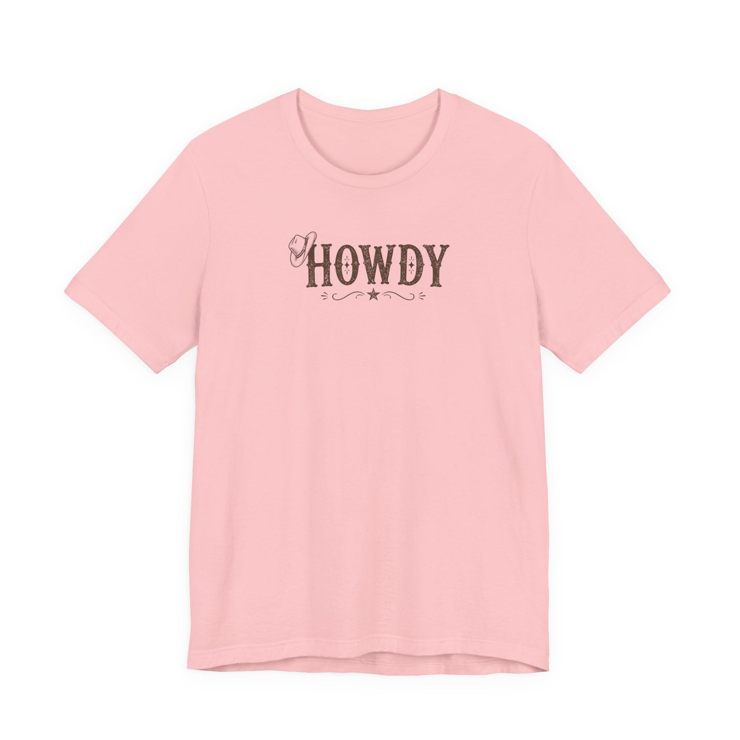 Howdy Western Graphic T‑Shirt— Vintage Cowboy Greeting T‑Shirt