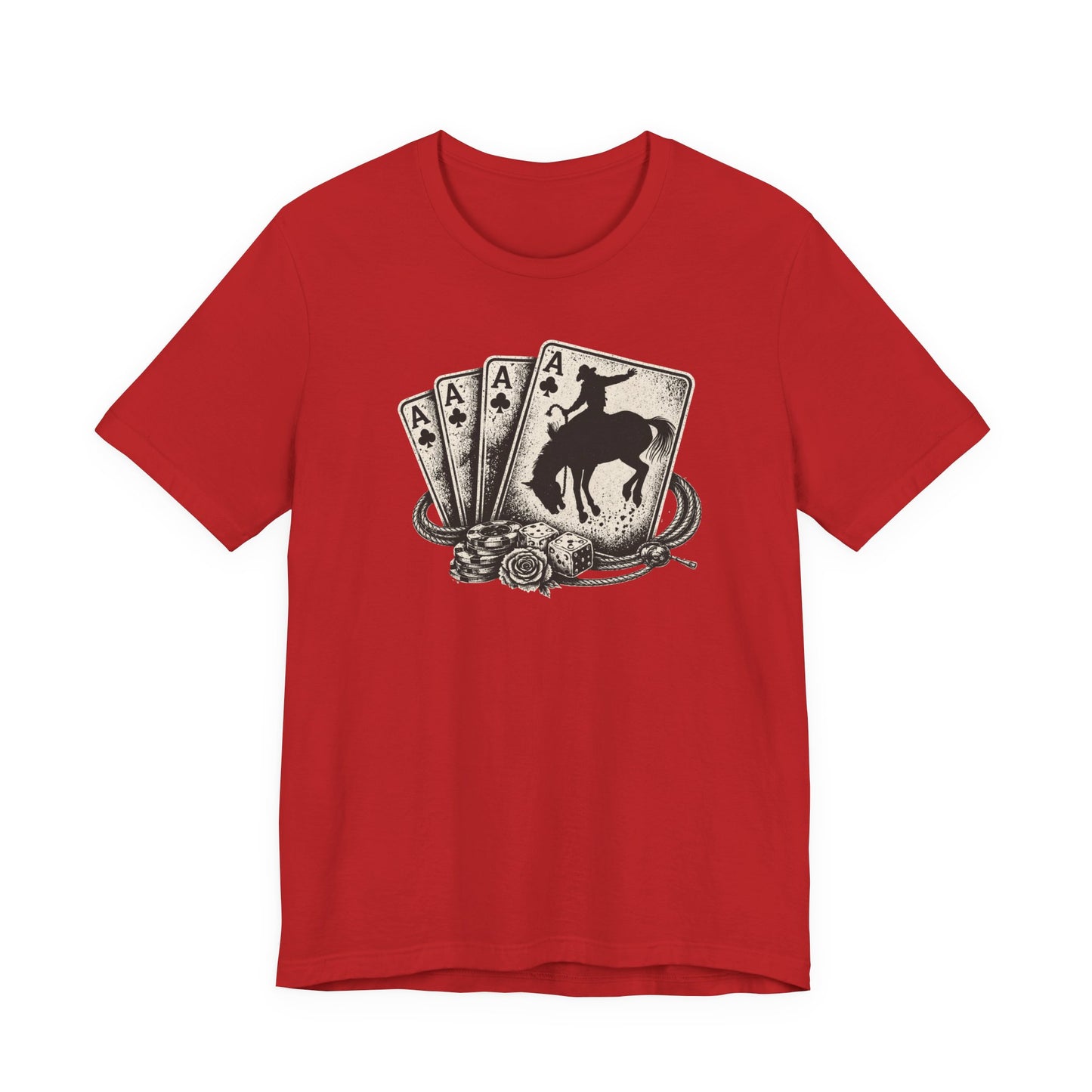 Western Ace Cards Graphic T-Shirt