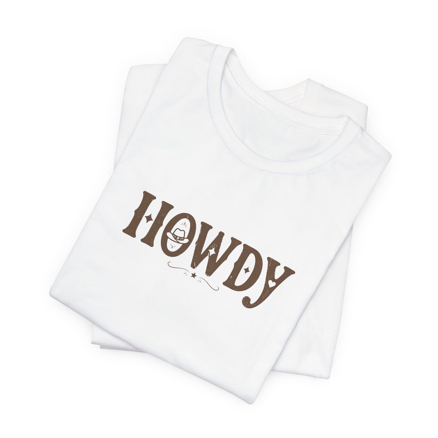 Howdy Graphic Tee — Western Cowboy Greeting T-Shirt