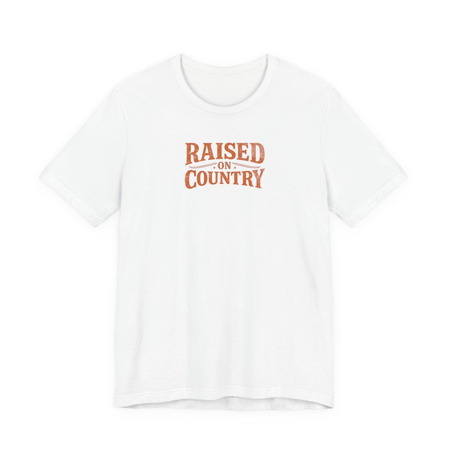 Raised on Country T-Shirt — Vintage Western Graphic Tee for Country Music Lovers