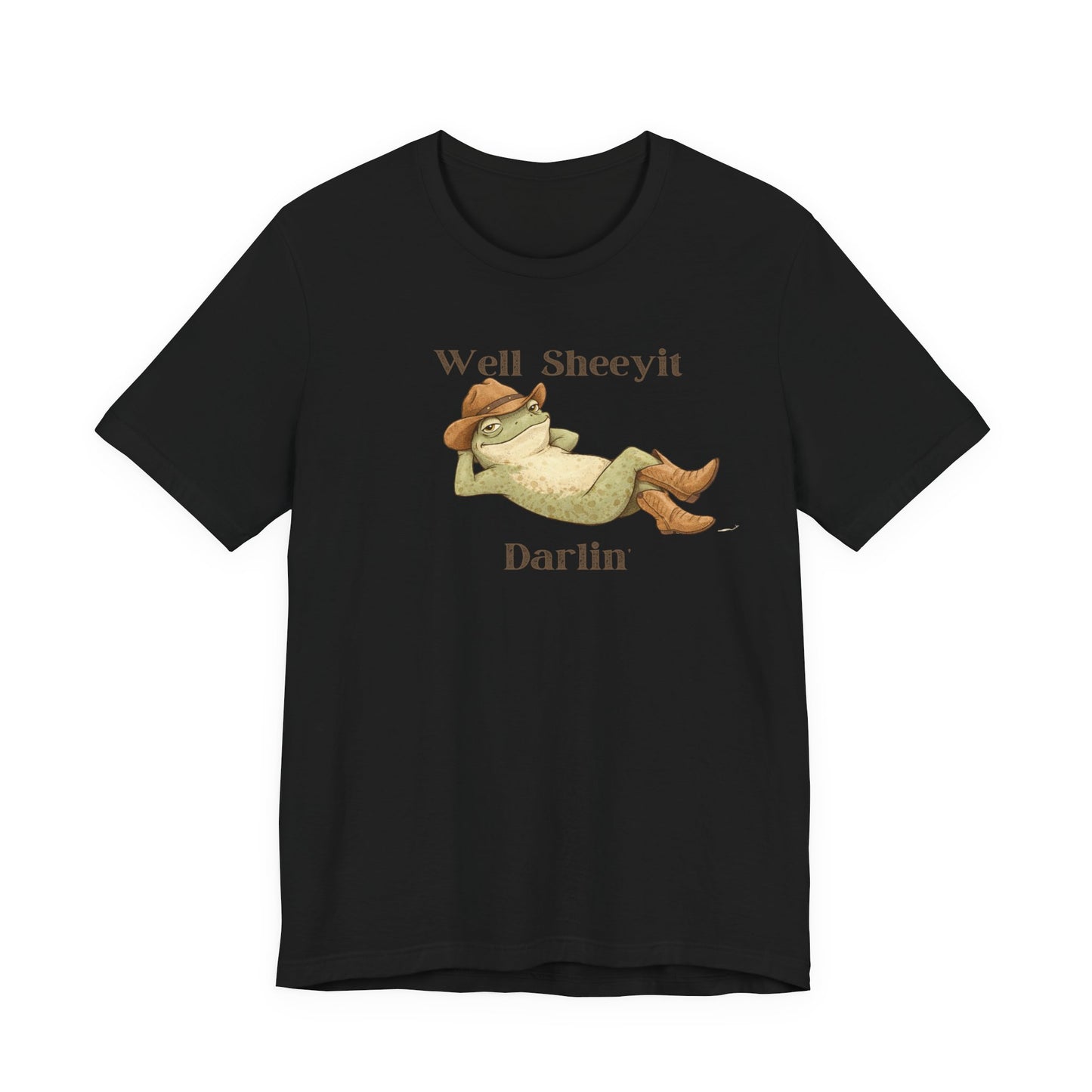 Frog Relaxing Graphic Shirt — "Well Sheeyit Darlin"