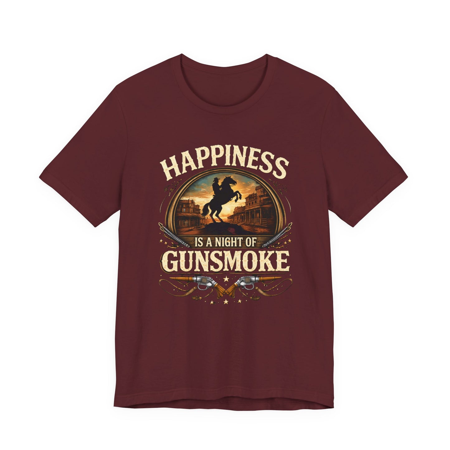 Happiness Is A Night Of Gunsmoke T-Shirt