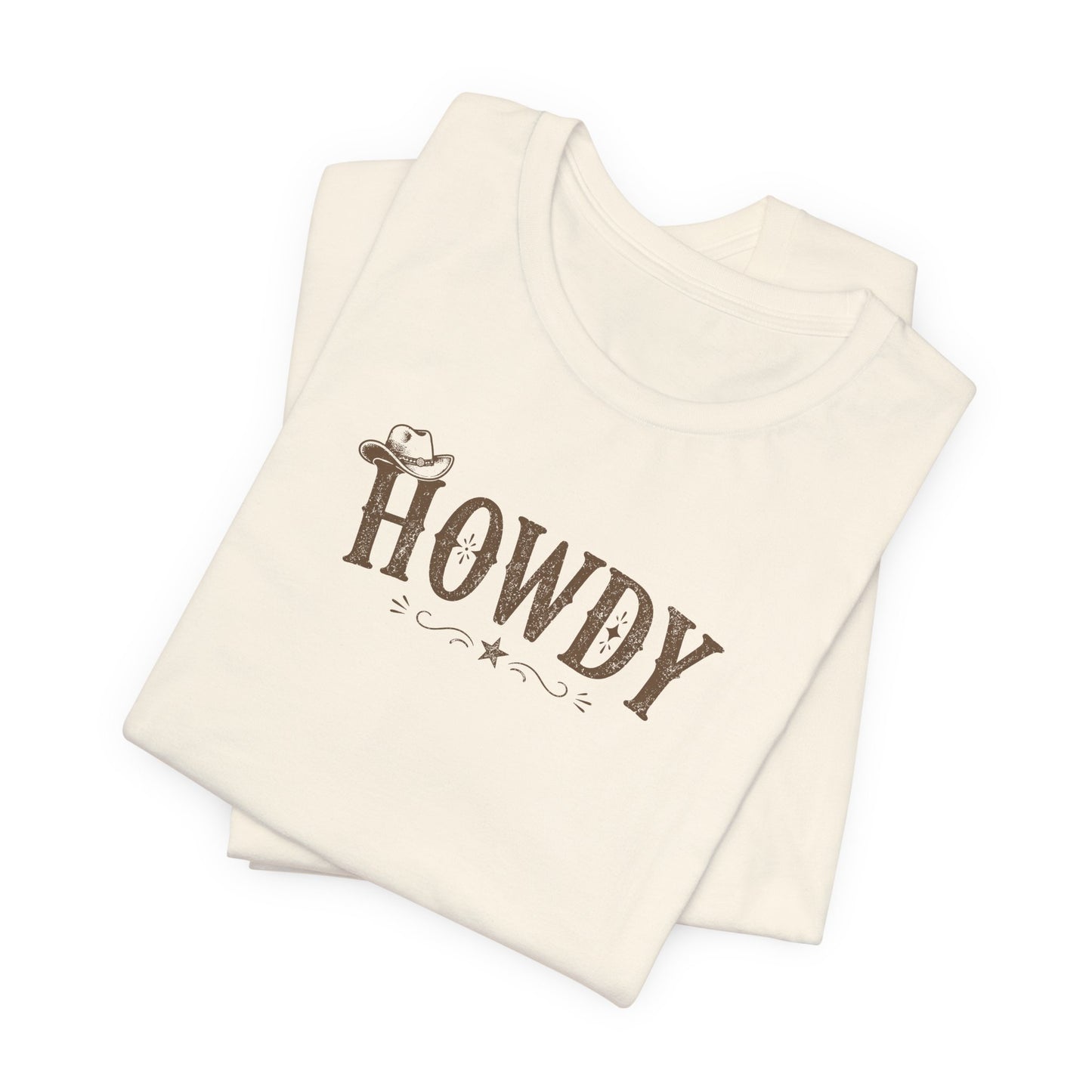 Howdy Tee — Vintage Western Greeting T-Shirt